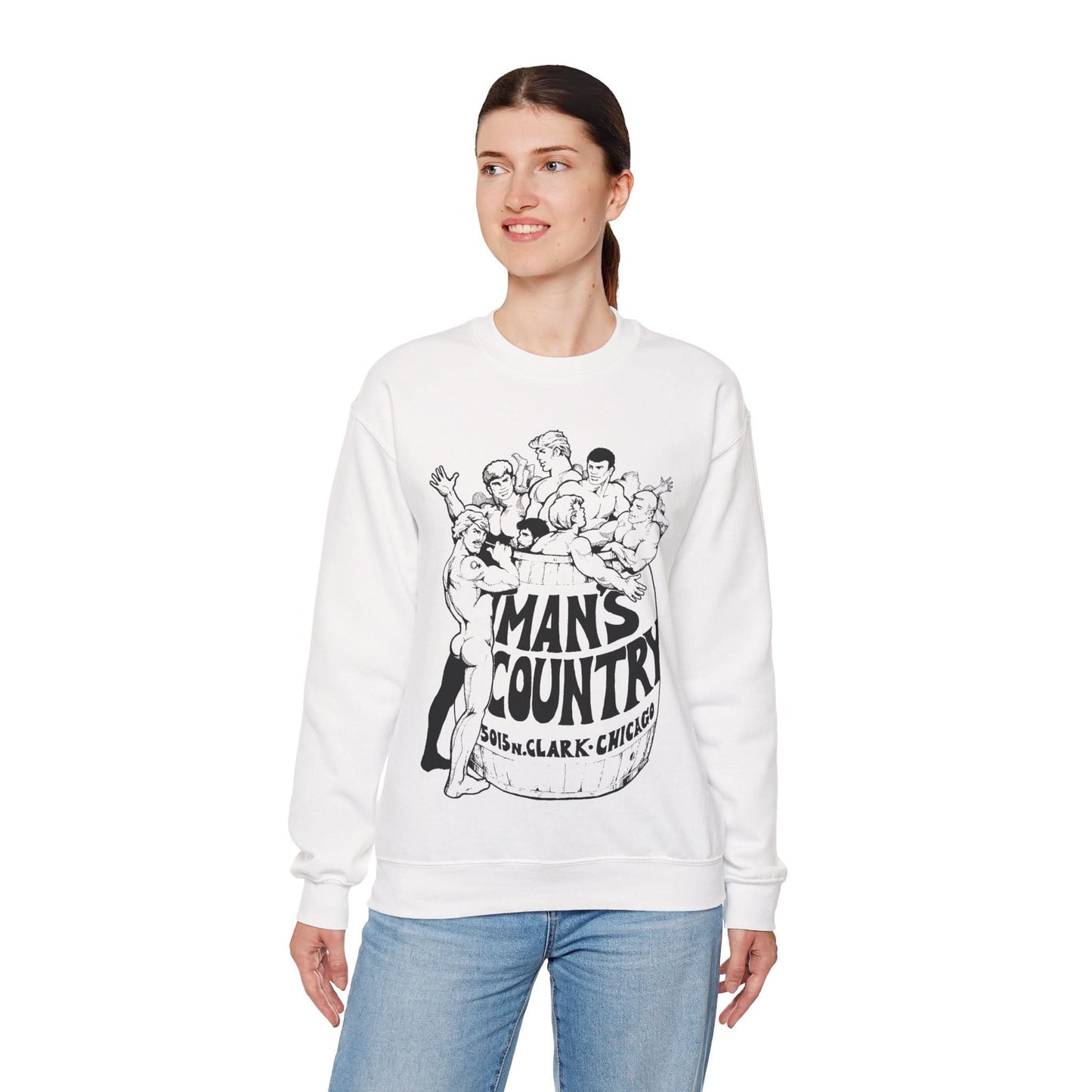 Man's Country Sweatshirt (Chicago Bathhouse 1973-2017)
