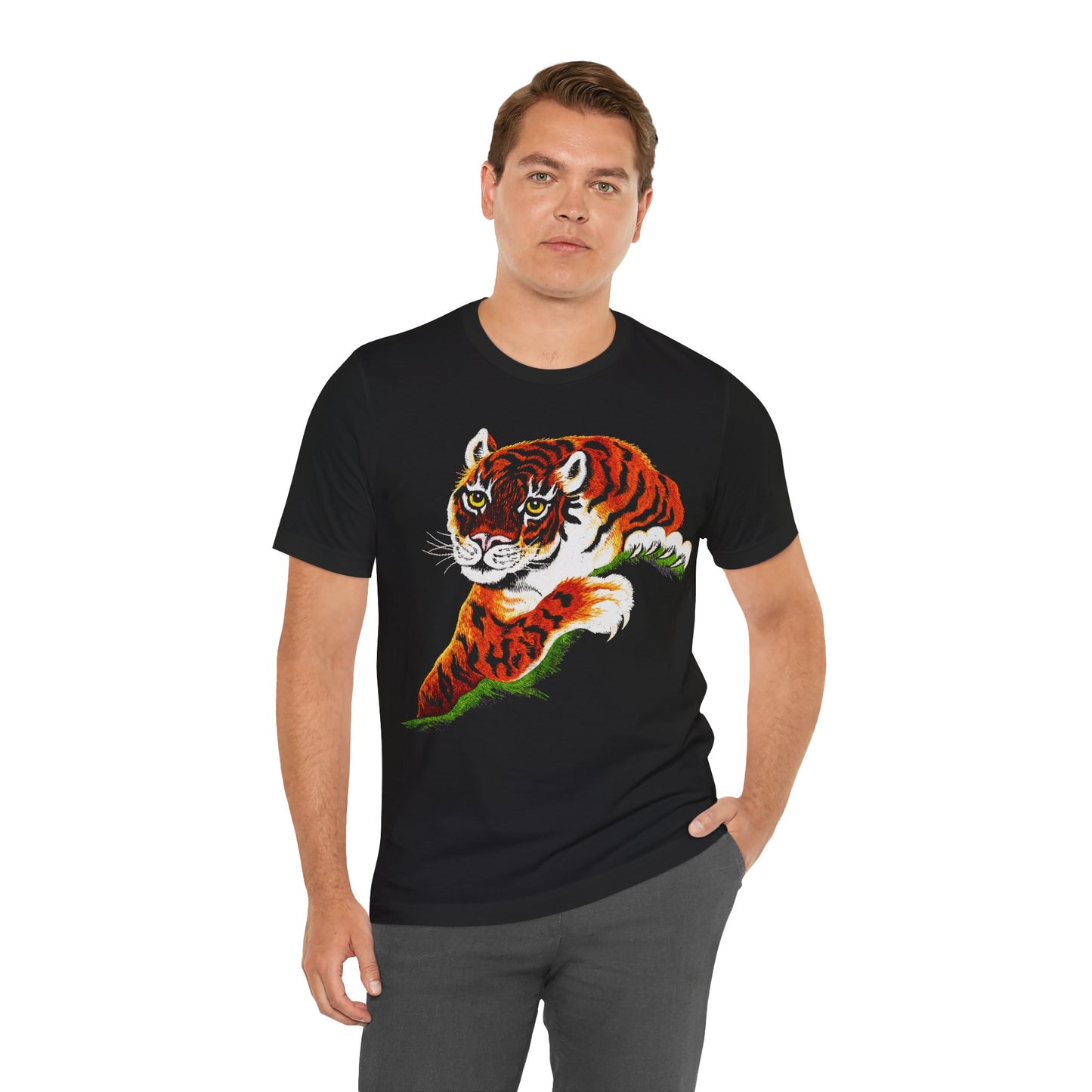 Rocky II Tiger (Tiger from Rocky Balboa's Jacket in Rocky II/Stallone Rocky/Rocky Balboa Tiger Jacket)