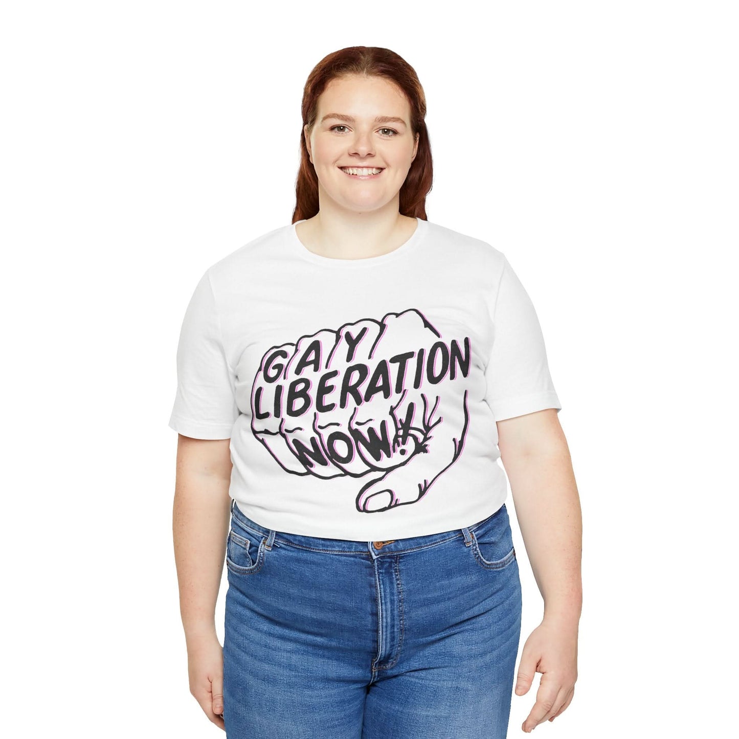 Gay Liberation Now! (Replica 70's Gay Rights Shirt/Vintage Gay Protest Shirt)
