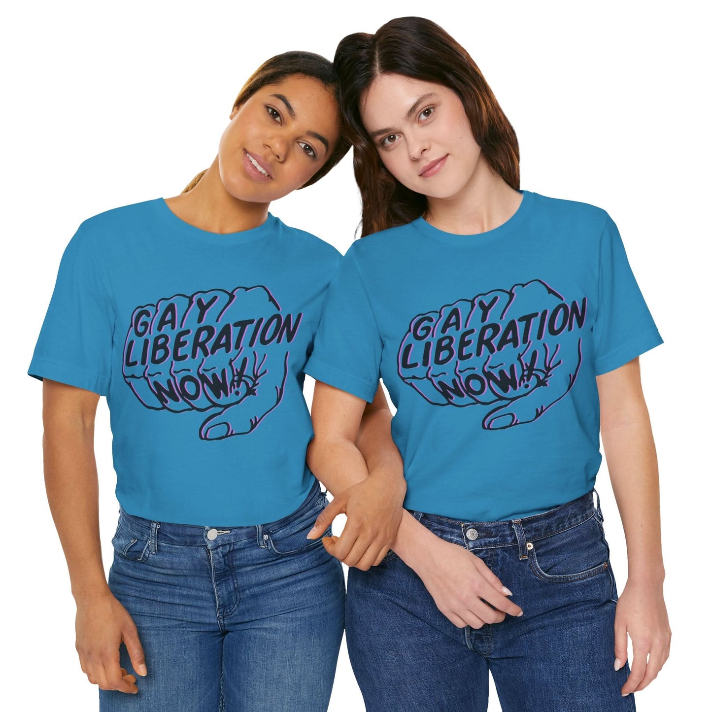 Gay Liberation Now! (Replica 70's Gay Rights Shirt/Vintage Gay Protest Shirt)