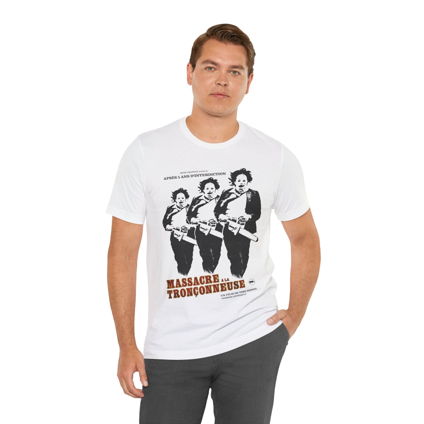 Texas Chainsaw Massacre (French Promo Poster Image/Leatherface Shirt)