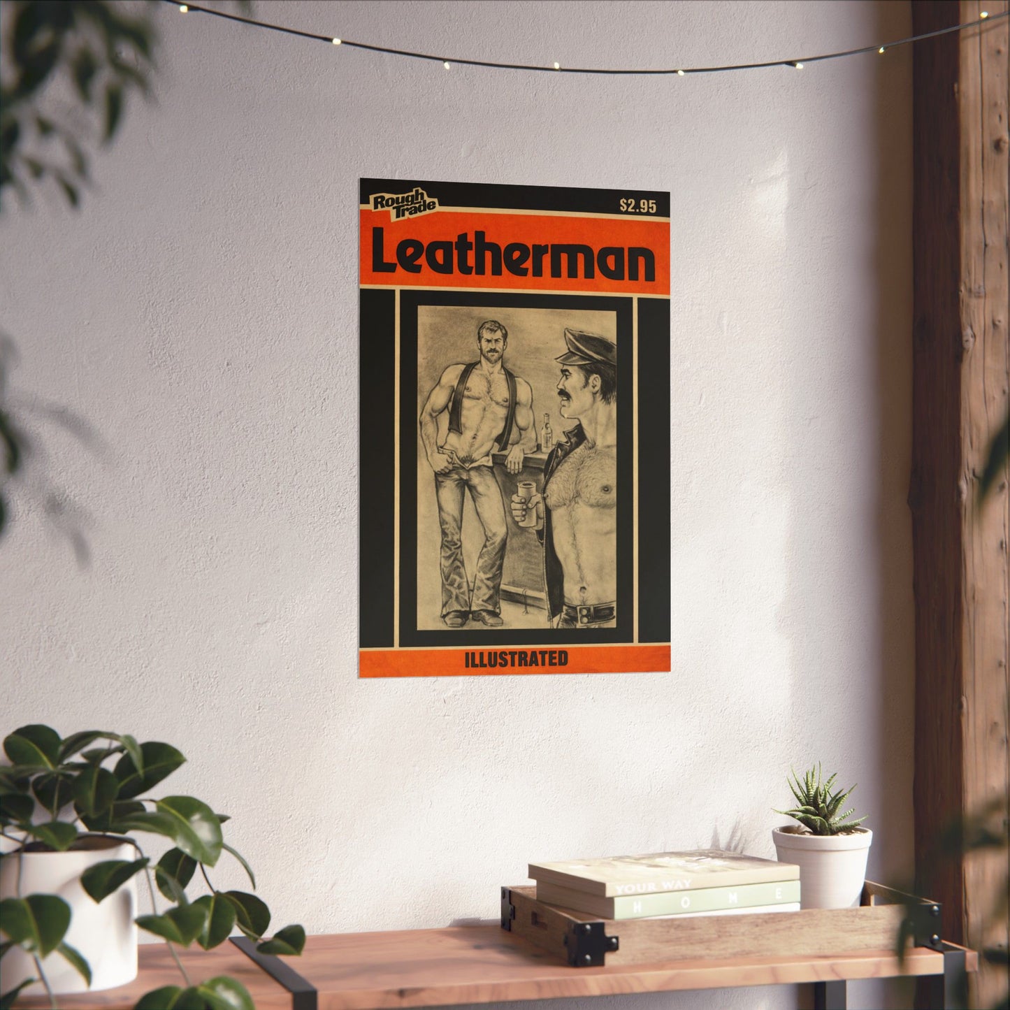 Leatherman (70's Gay Pulp Novel Art Poster)