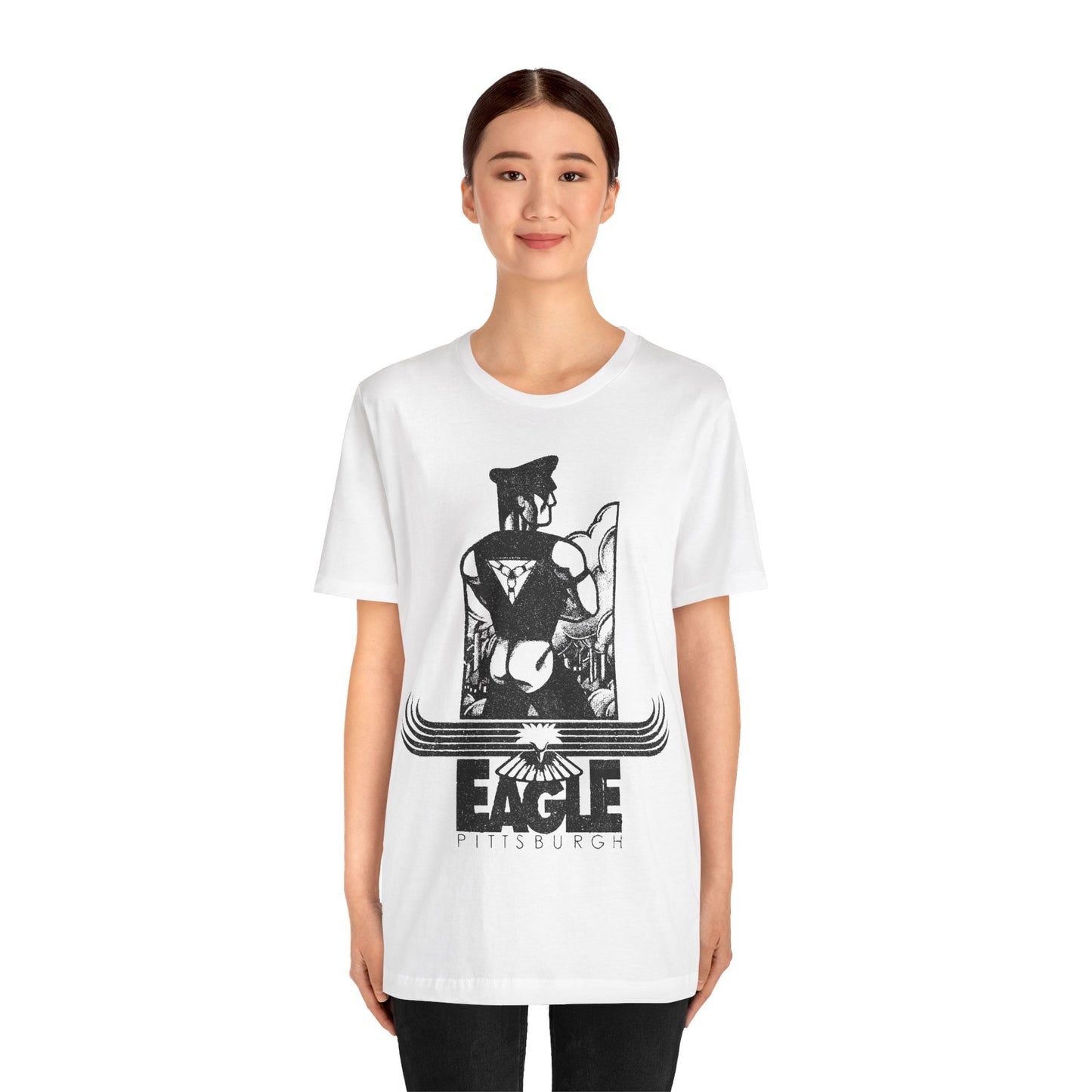 The Pittsburgh Eagle (Pittsburgh Leather Bar/Logo with Vintage Grunge Effect/1994-2012)