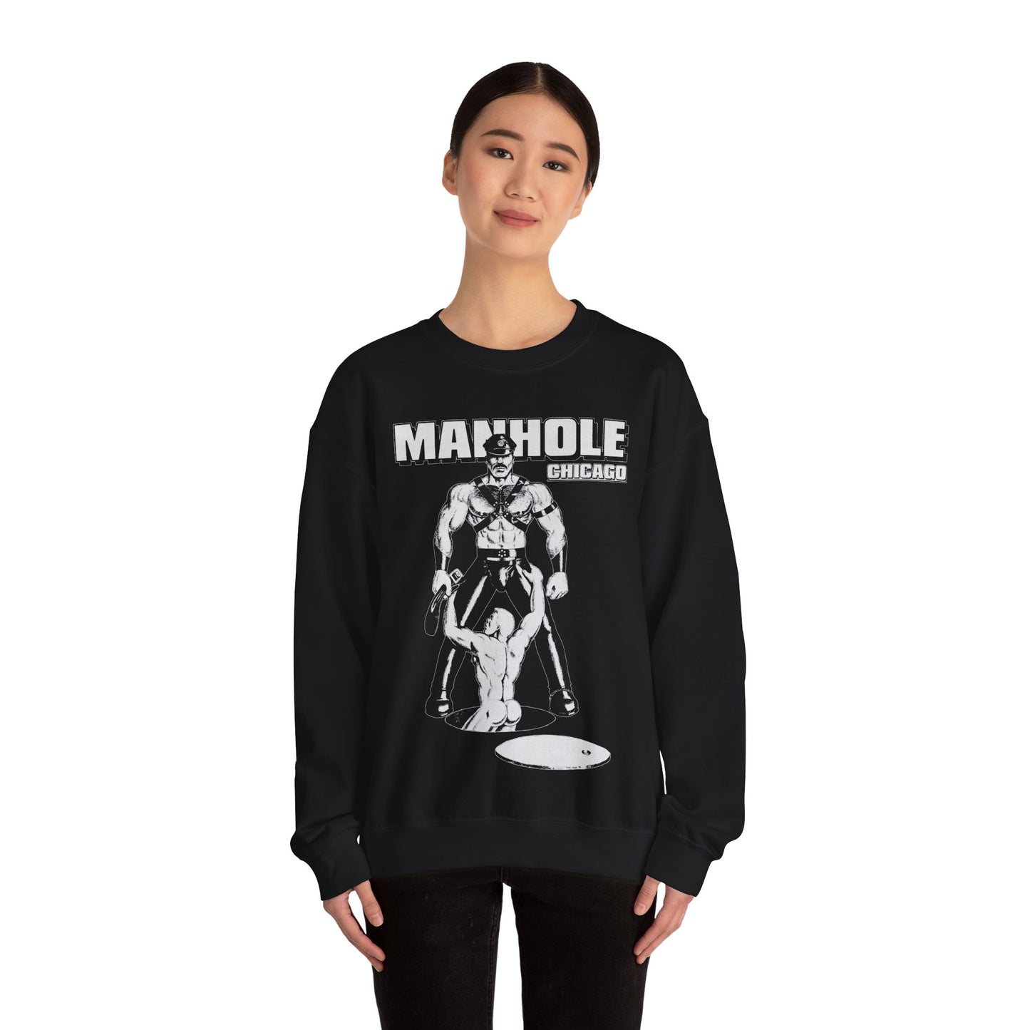 Manhole Chicago Sweatshirt (Chicago Leather Bar 70's and 80's)