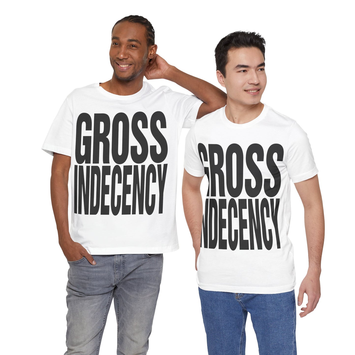Gross Indecency (Katharine Hamnett Style Oversized Graphic)