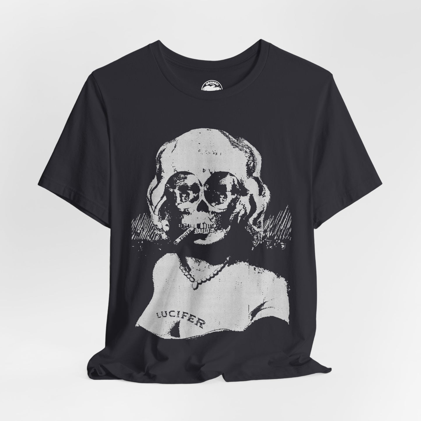 Lady Lucifer (Kenneth Anger Inspired Skull Graphic/Youth Cigarette/Scorpio Rising)