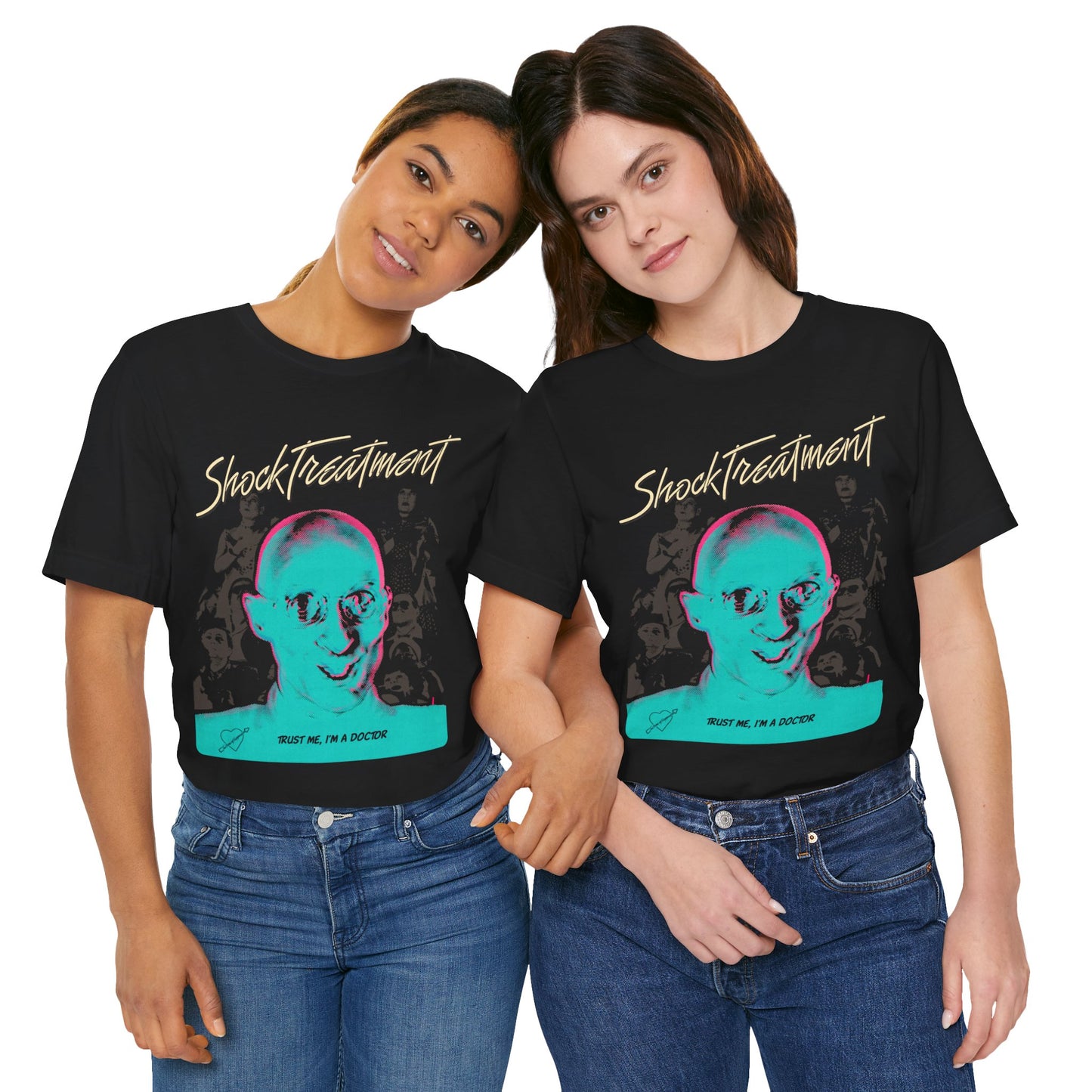 Shock Treatment (Oversized Graphic with Vintage Print Effect (Richard O'Brien)