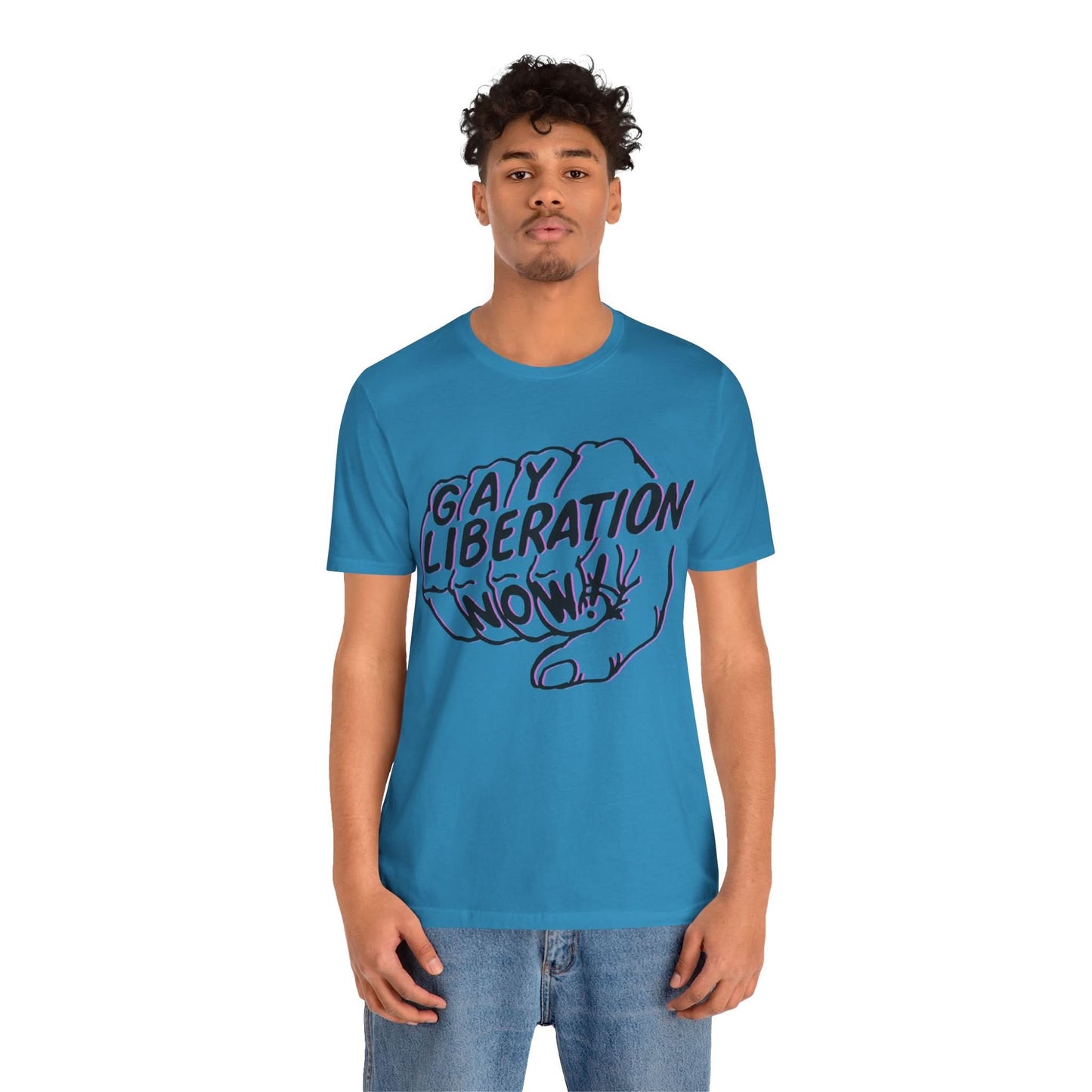 Gay Liberation Now! (Replica 70's Gay Rights Shirt/Vintage Gay Protest Shirt)