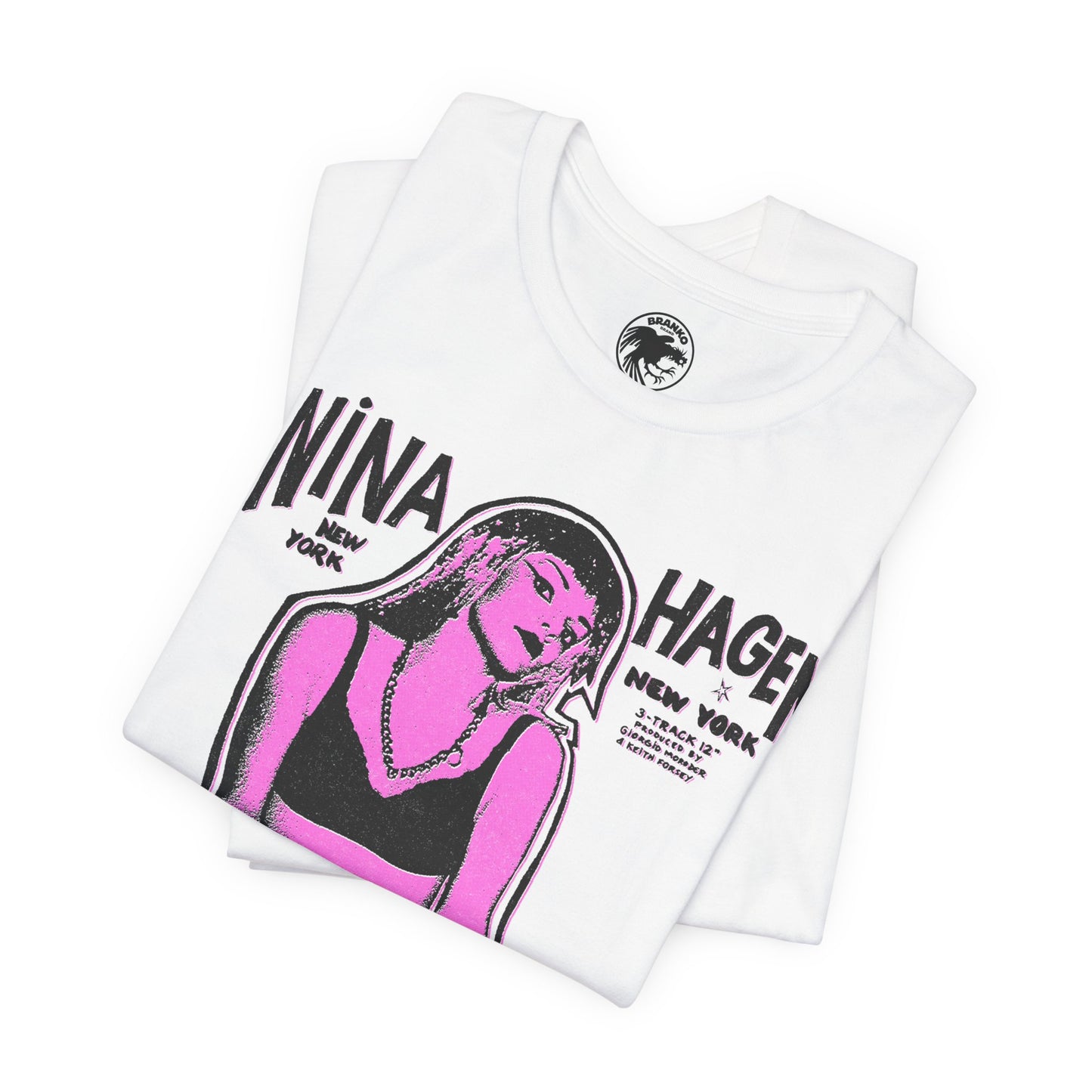Nina Hagen (Replica New York New York Promo Tee with Vintage Punk Effect/Nina Hagen Shirt)