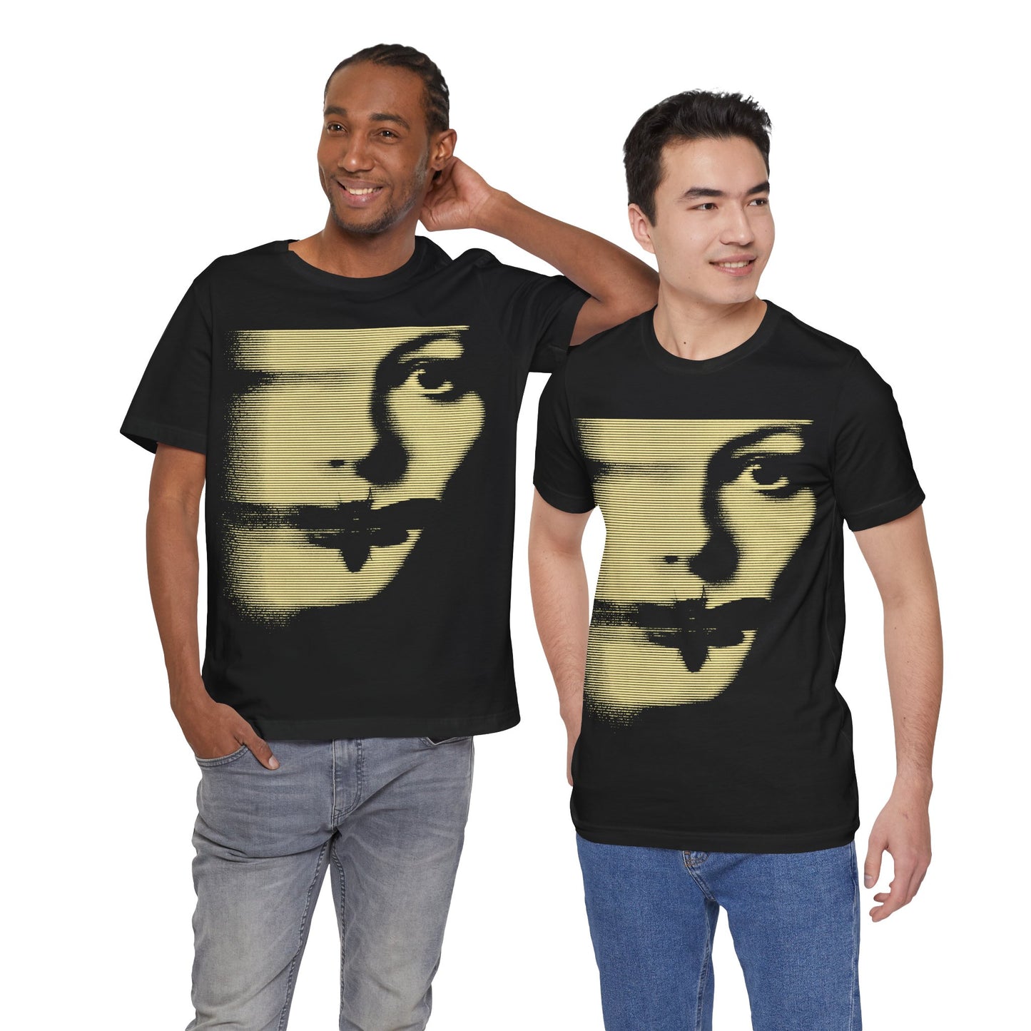 Silence of the Lambs (Large Graphic with Vintage Line Print Effect/Jodie Foster Shirt)