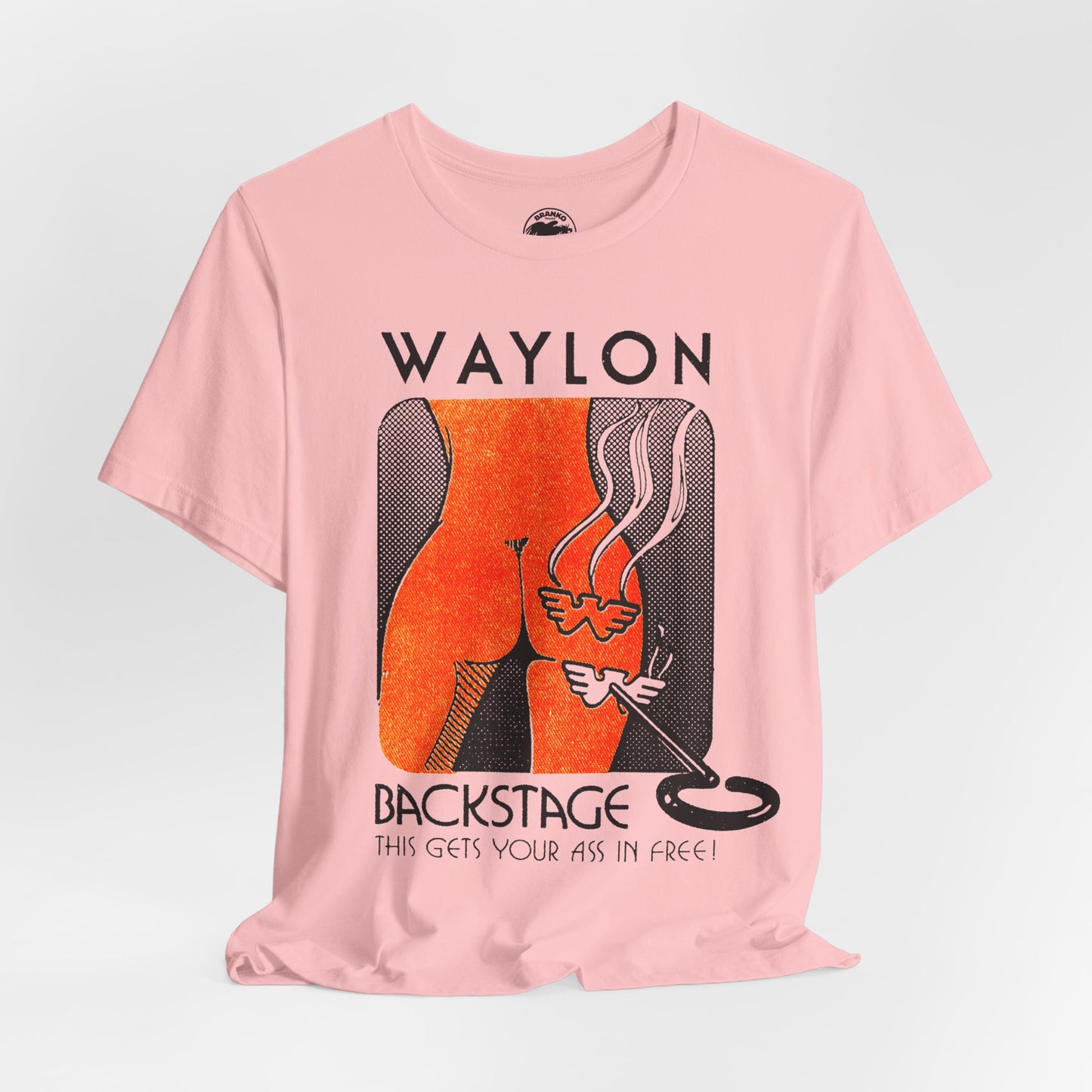 Waylon Jennings (Backstage Pass Graphic/Waylon Jennings Tour Shirt)