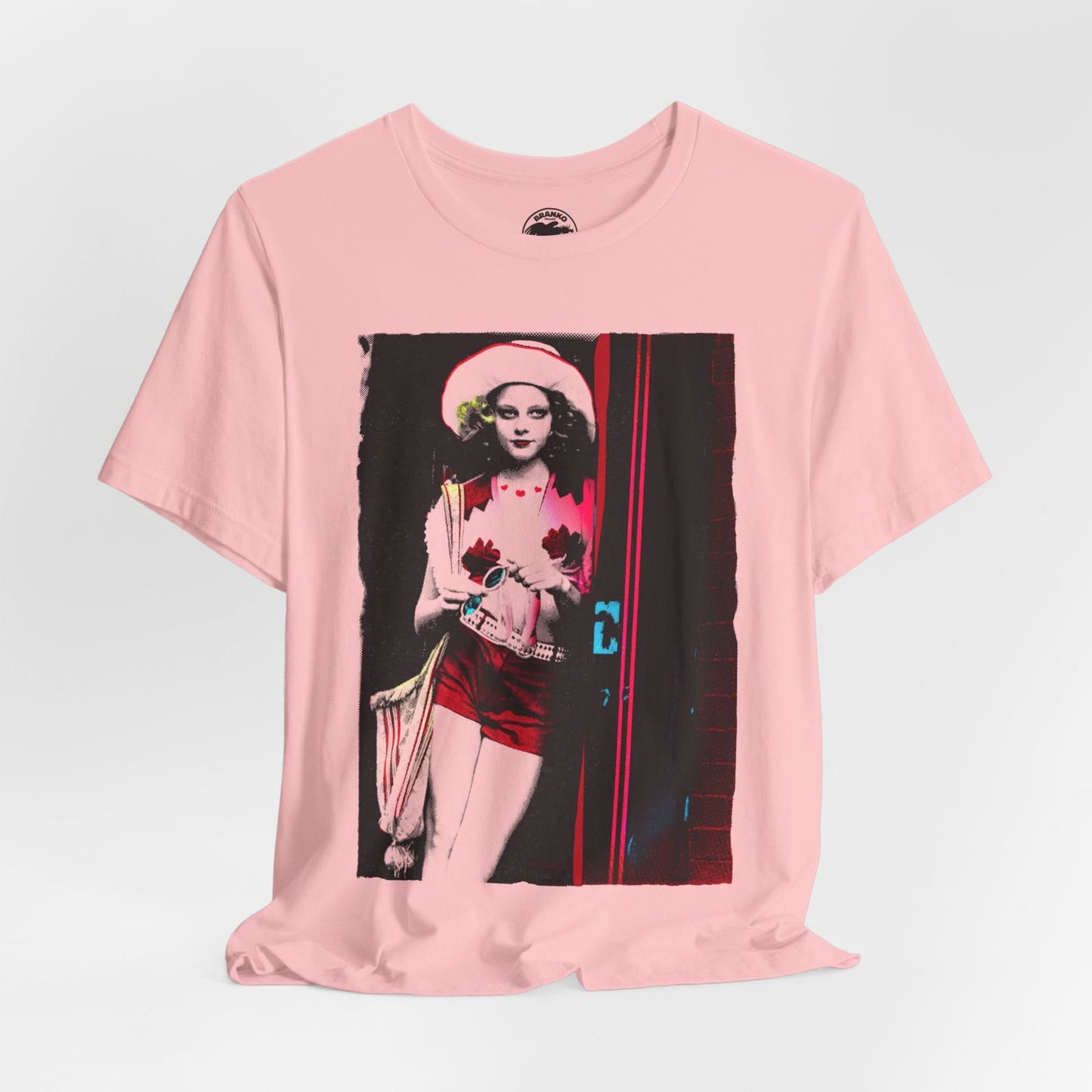 Iris (Still with Vintage Print Effect/Taxi Driver Shirt/Jodie Foster in Taxi Driver/Jodie Foster Shirt)