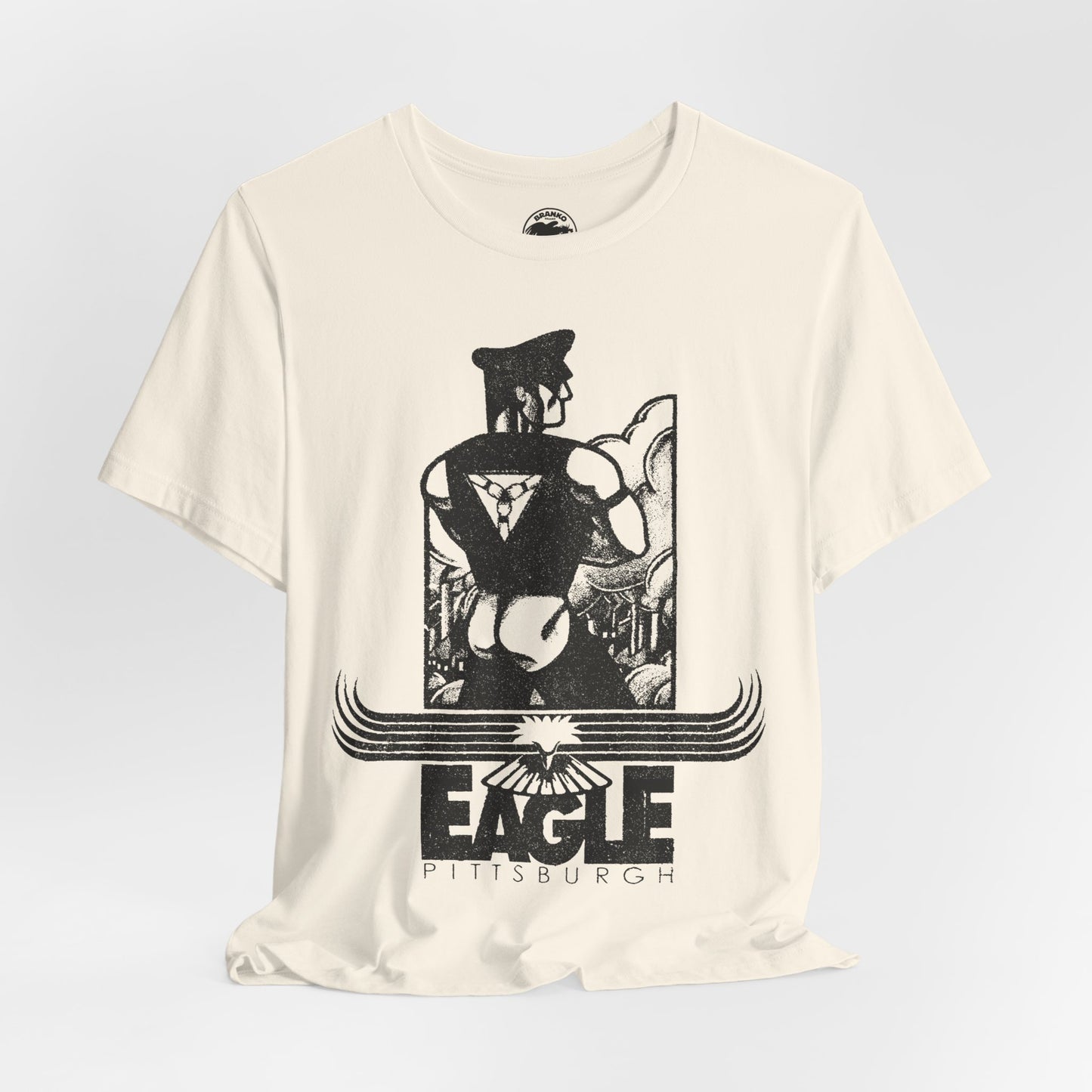 The Pittsburgh Eagle (Pittsburgh Leather Bar/Logo with Vintage Grunge Effect/1994-2012)