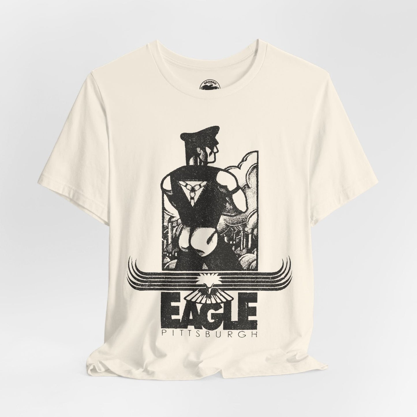 The Pittsburgh Eagle (Pittsburgh Leather Bar/Logo with Vintage Grunge Effect/1994-2012)