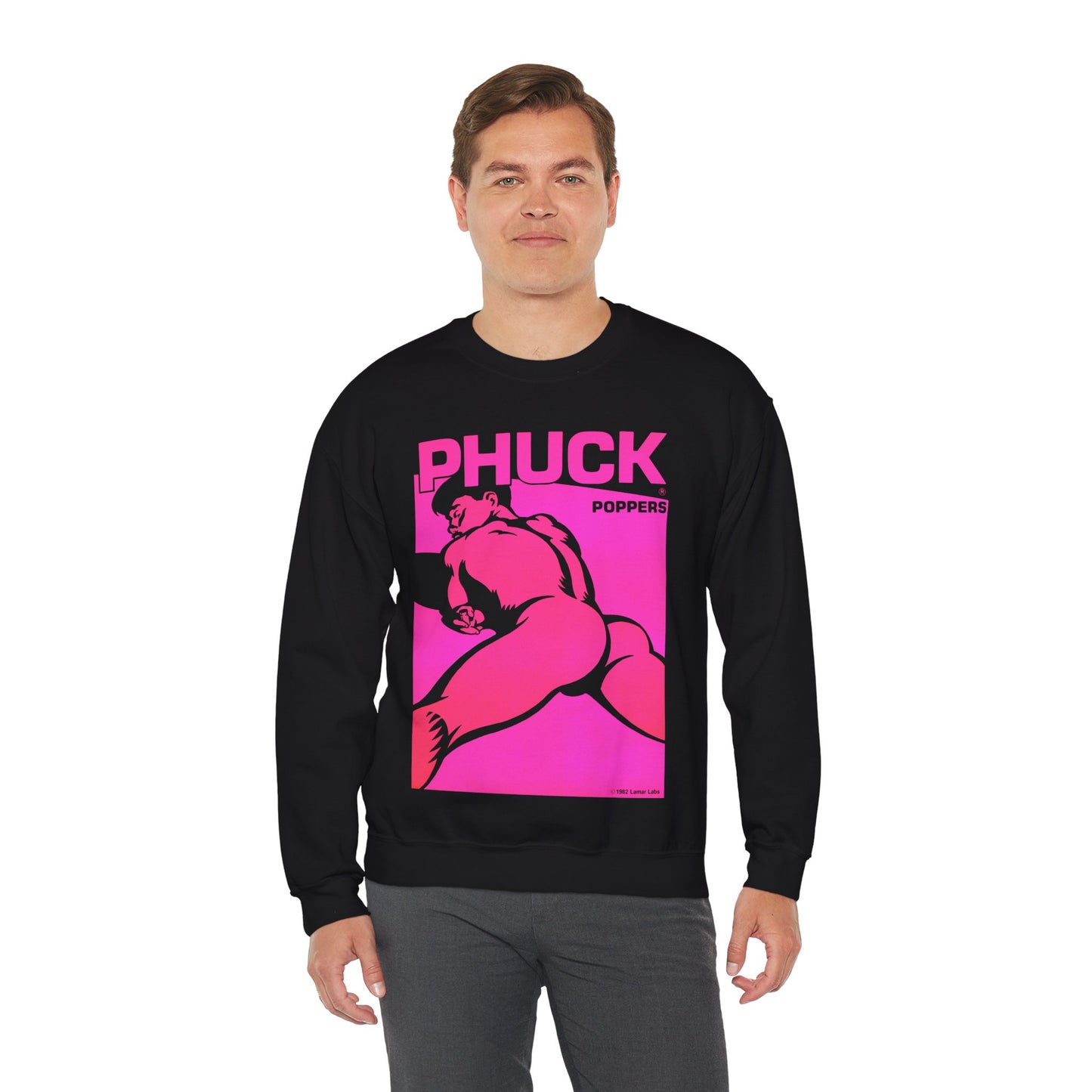 PHUCK Poppers Sweatshirt (1982 Poppers Ad/Gay Poppers Shirt)
