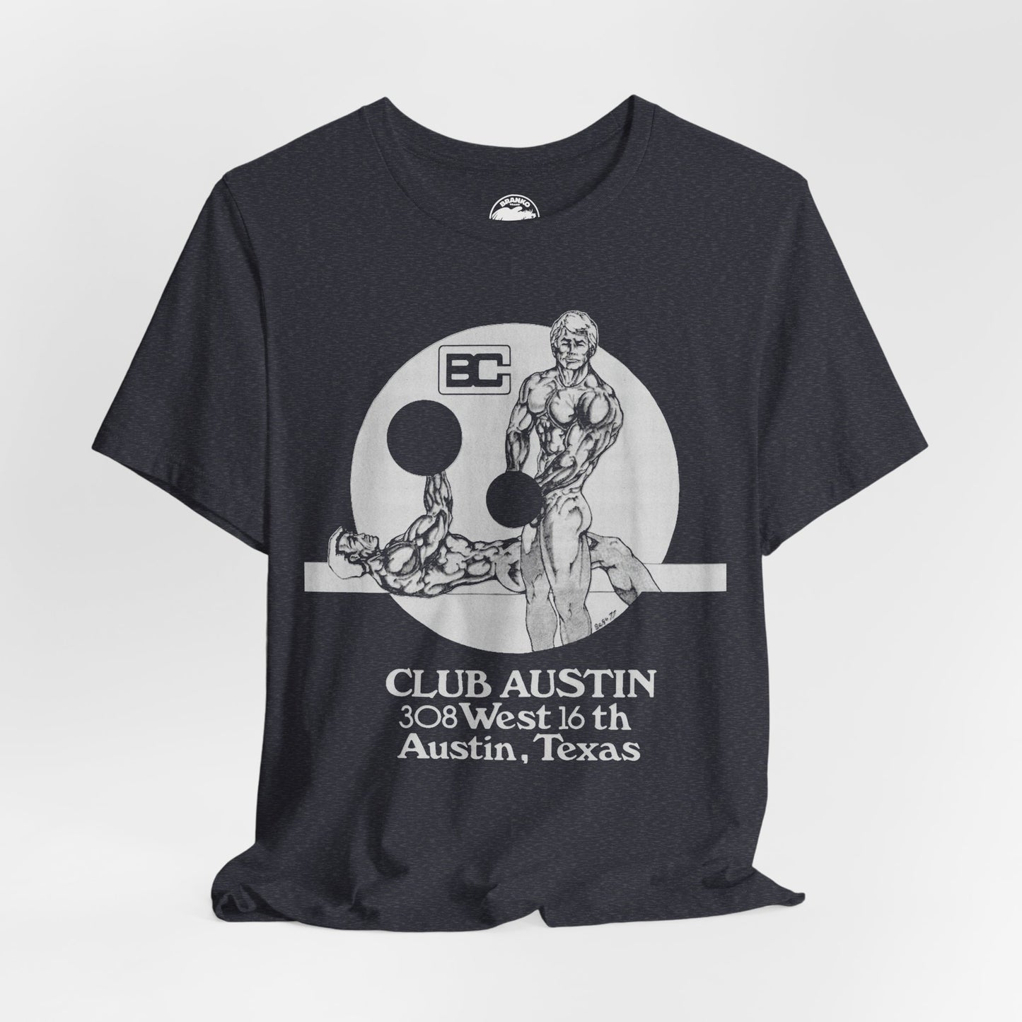 Club Austin (Replica Austin Club Bath Chain Promo Shirt/Gay Bathhouse/Club Baths Shirt)
