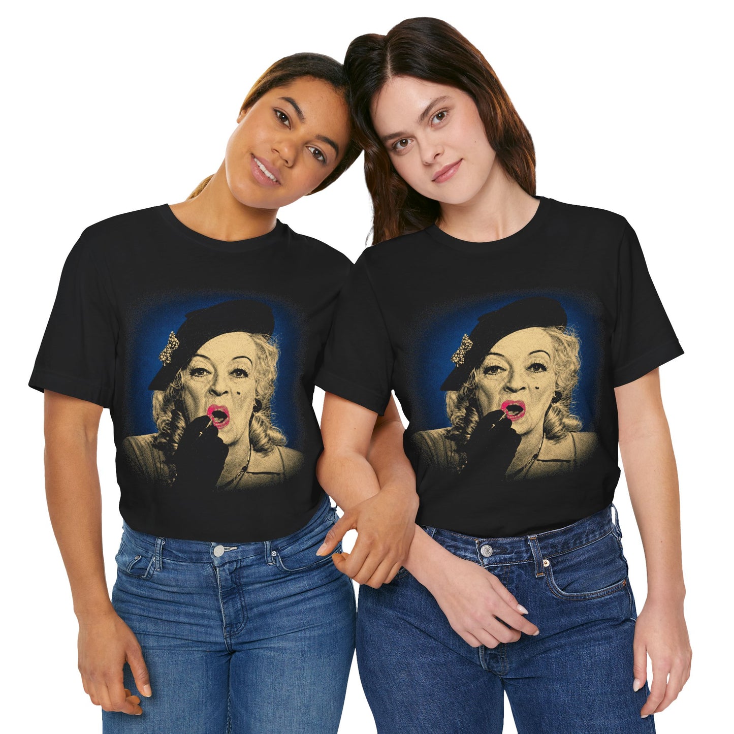 What Ever Happened to Baby Jane? (Bette Davis/Baby Jane Lipstick Shot with Vintage Print Effect)