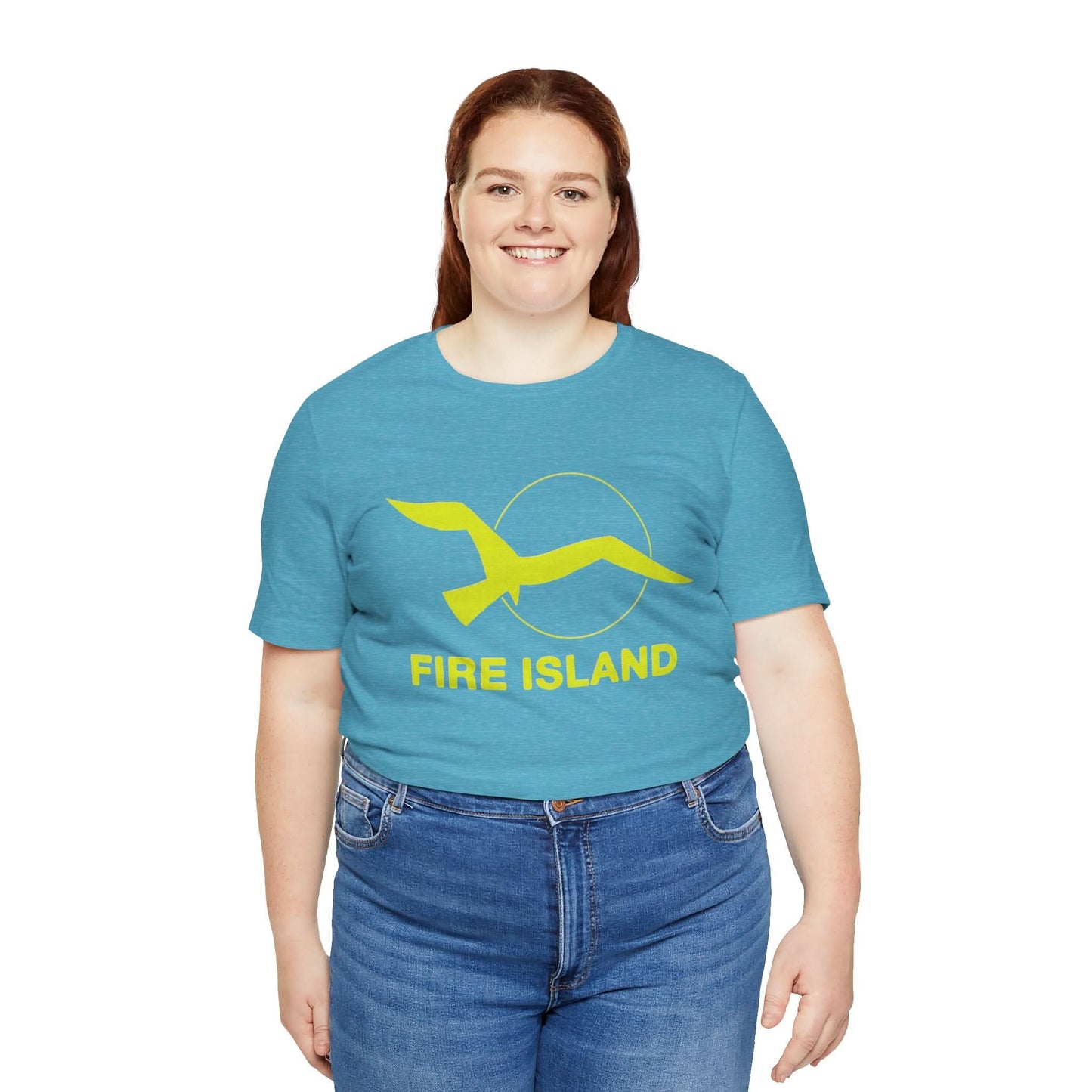 Fire Island (Replica Late 70's Fire Island Souvenir T-Shirt/Fire Island Shirt)