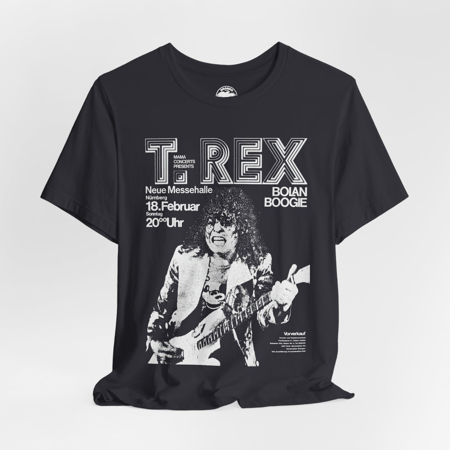 T. Rex (1973 German Concert Poster/Marc Bolan)