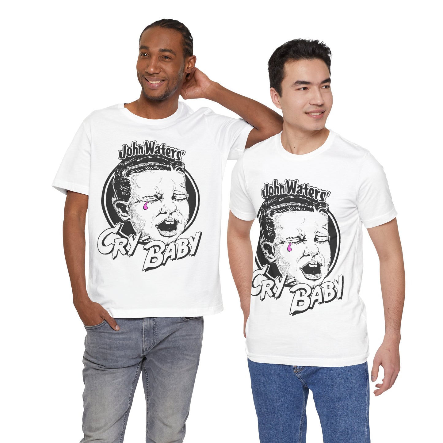 John Waters' Cry Baby (Replica Cast & Crew Promo Shirt/1990/Johnny Depp/John Waters)