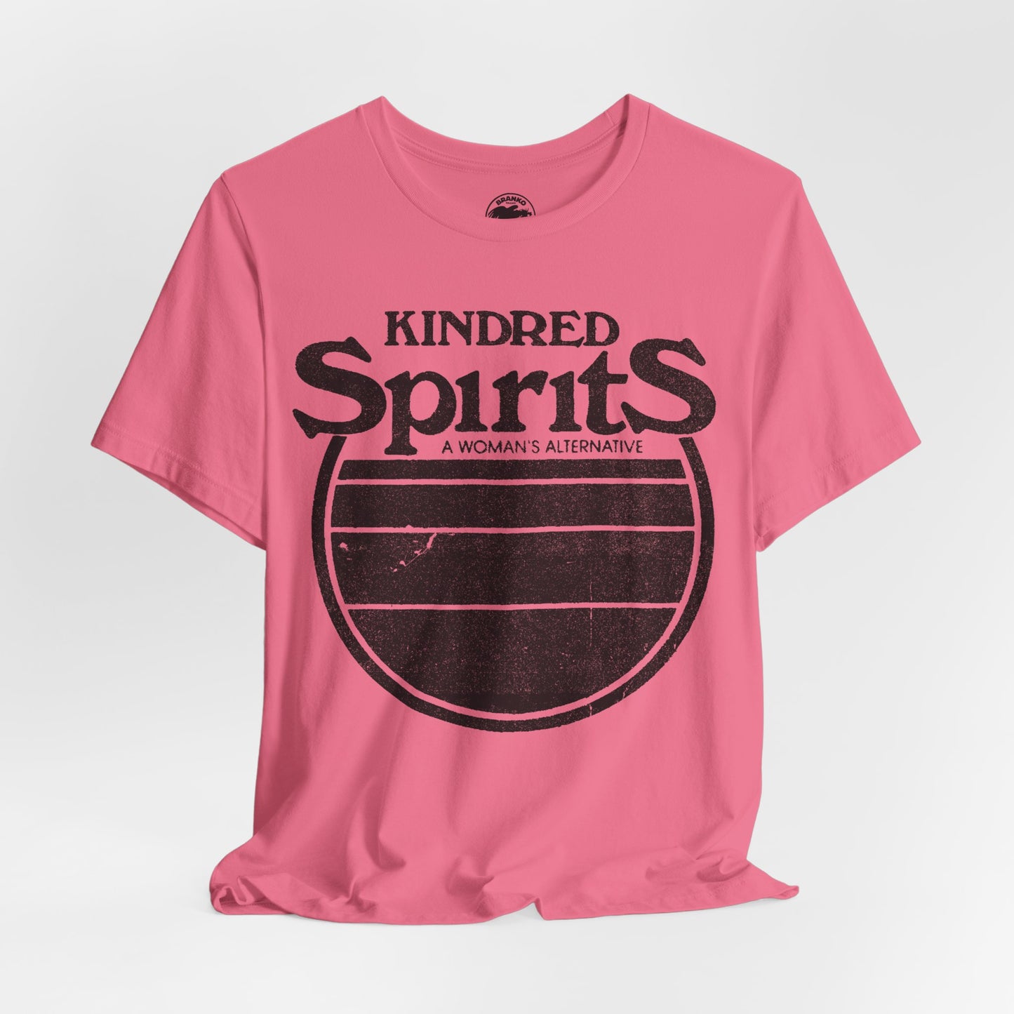 Kindred Spirits (Houston Lesbian Bar/1980-1989/Logo with Vintage Print Effect)