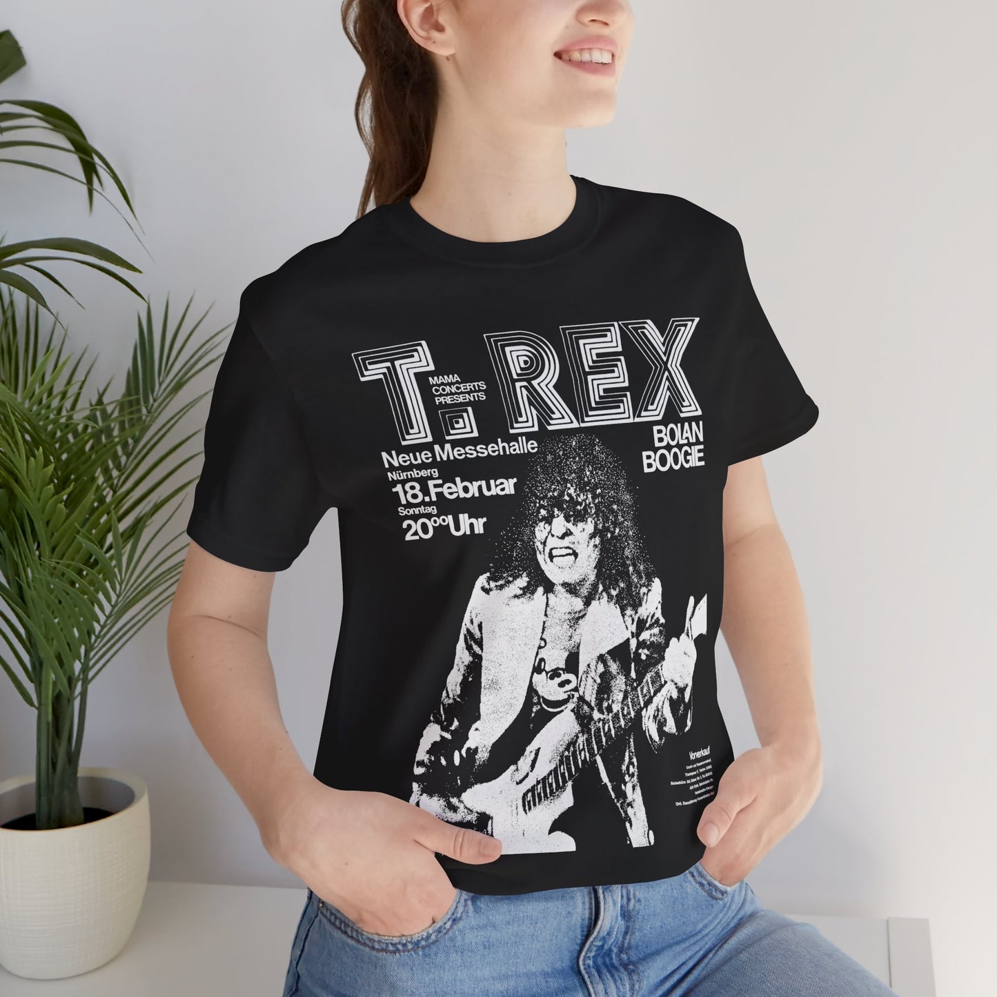 T. Rex (1973 German Concert Poster/Marc Bolan)