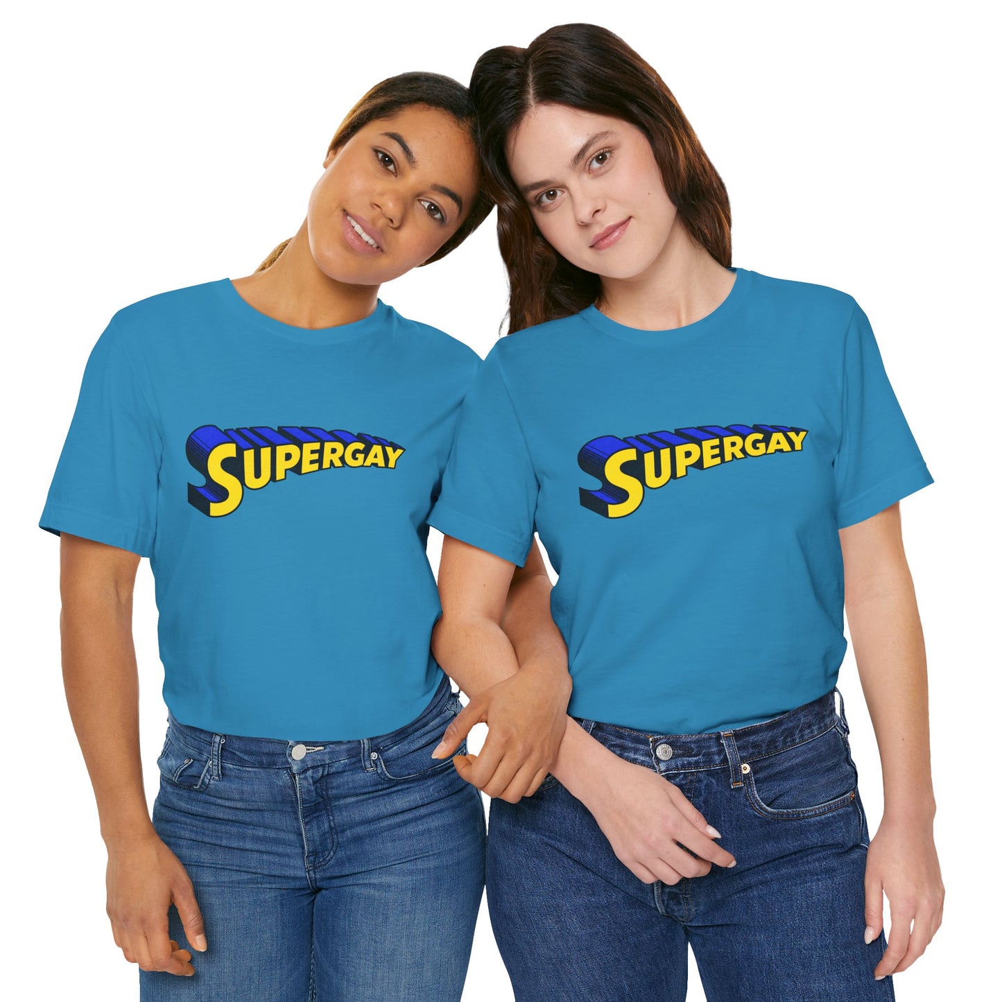 Supergay (Replica 70's Gay Pride Supergay Shirt/Gay Superman Logo)