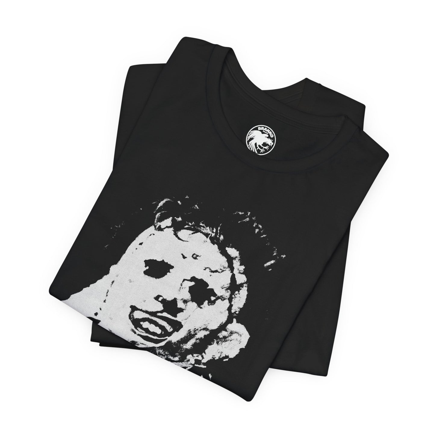 Leatherface (1985 Illustration by Guy Juke/Texas Chainsaw Massacre Shirt)