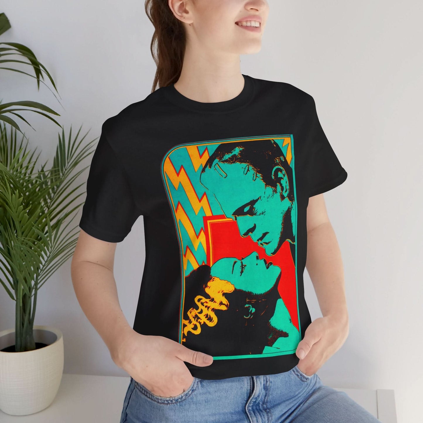 Bride of Frankenstein (Frankenstein's Monster and Bride/70's Black Light Poster/Frankenstein Shirt)