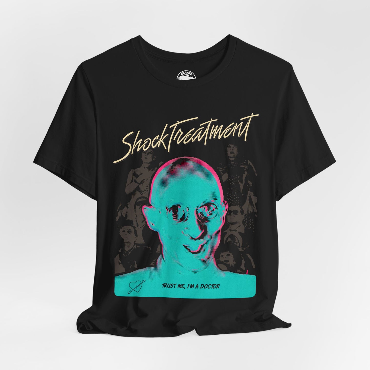 Shock Treatment (Oversized Graphic with Vintage Print Effect (Richard O'Brien)
