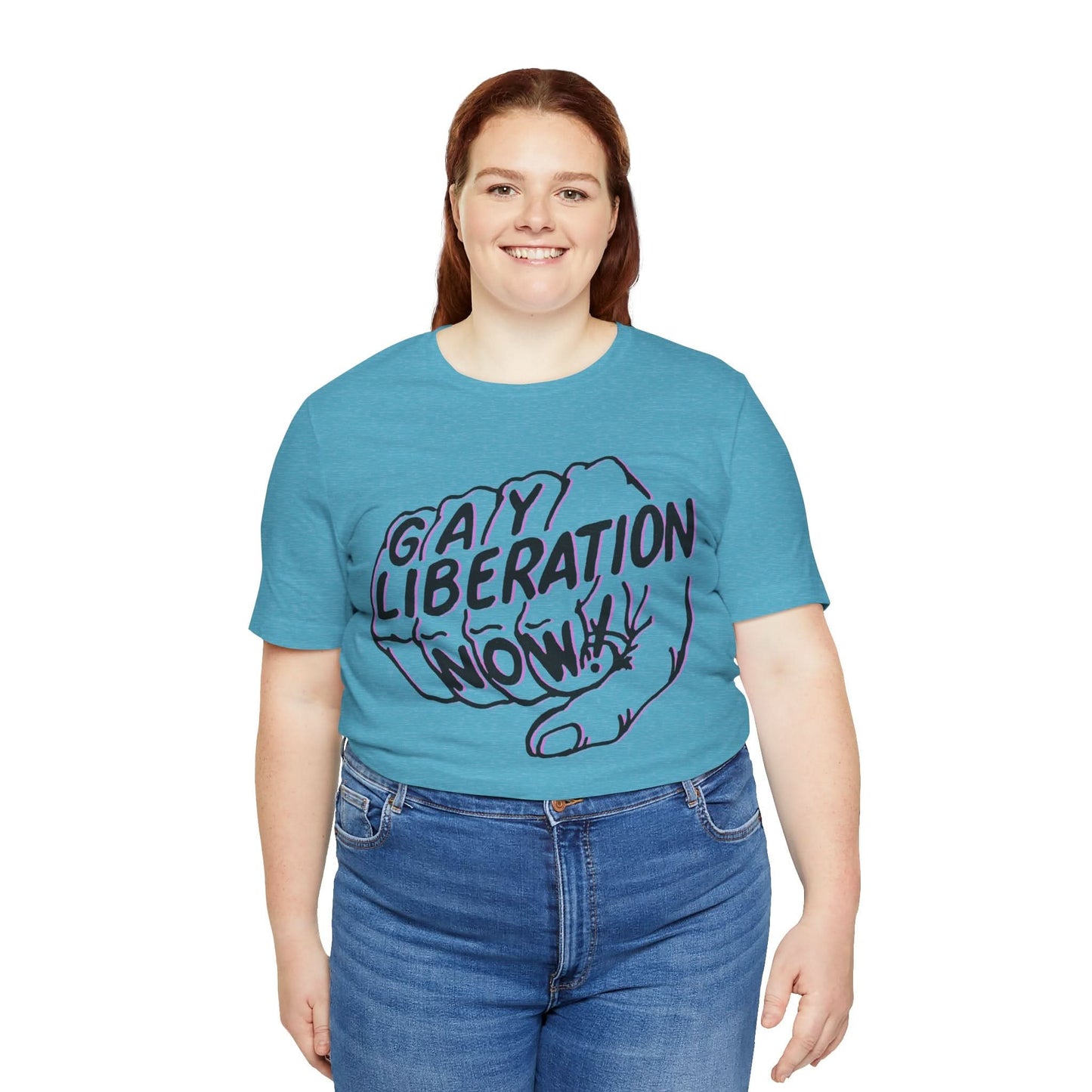 Gay Liberation Now! (Replica 70's Gay Rights Shirt/Vintage Gay Protest Shirt)