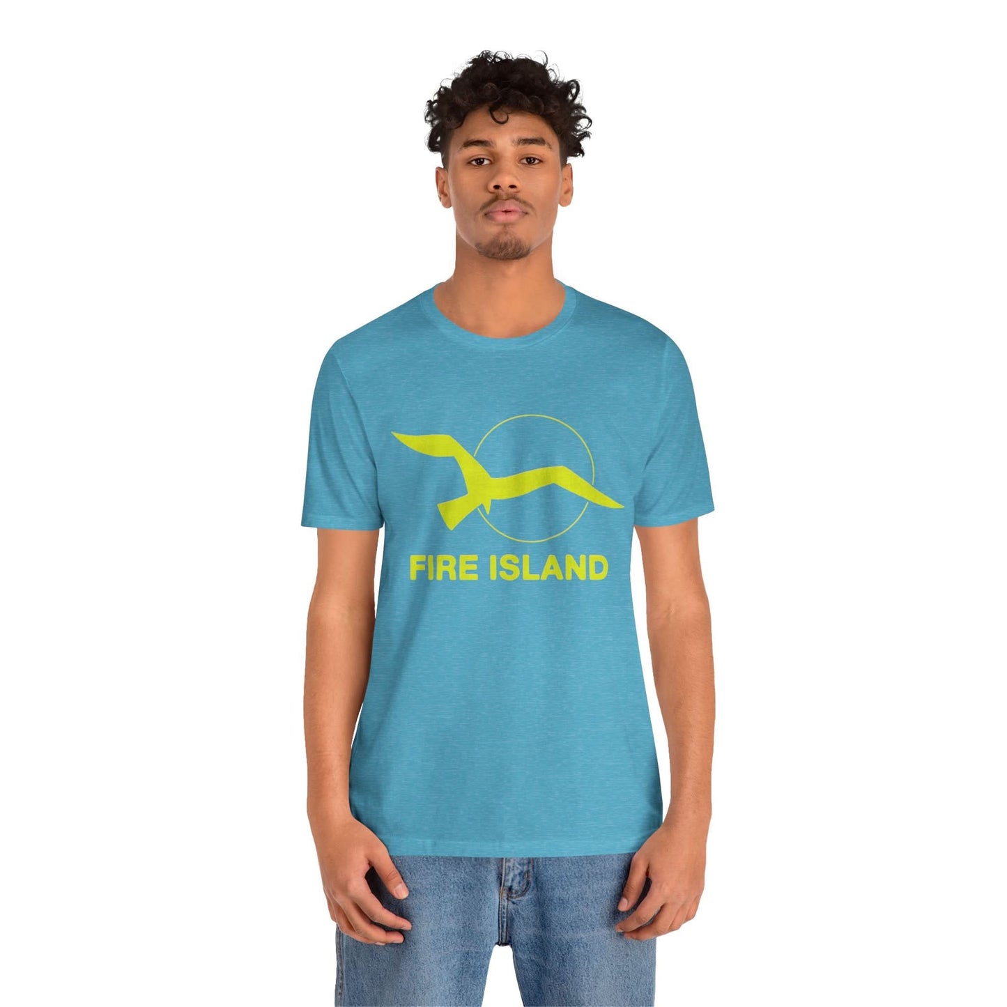 Fire Island (Replica Late 70's Fire Island Souvenir T-Shirt/Fire Island Shirt)