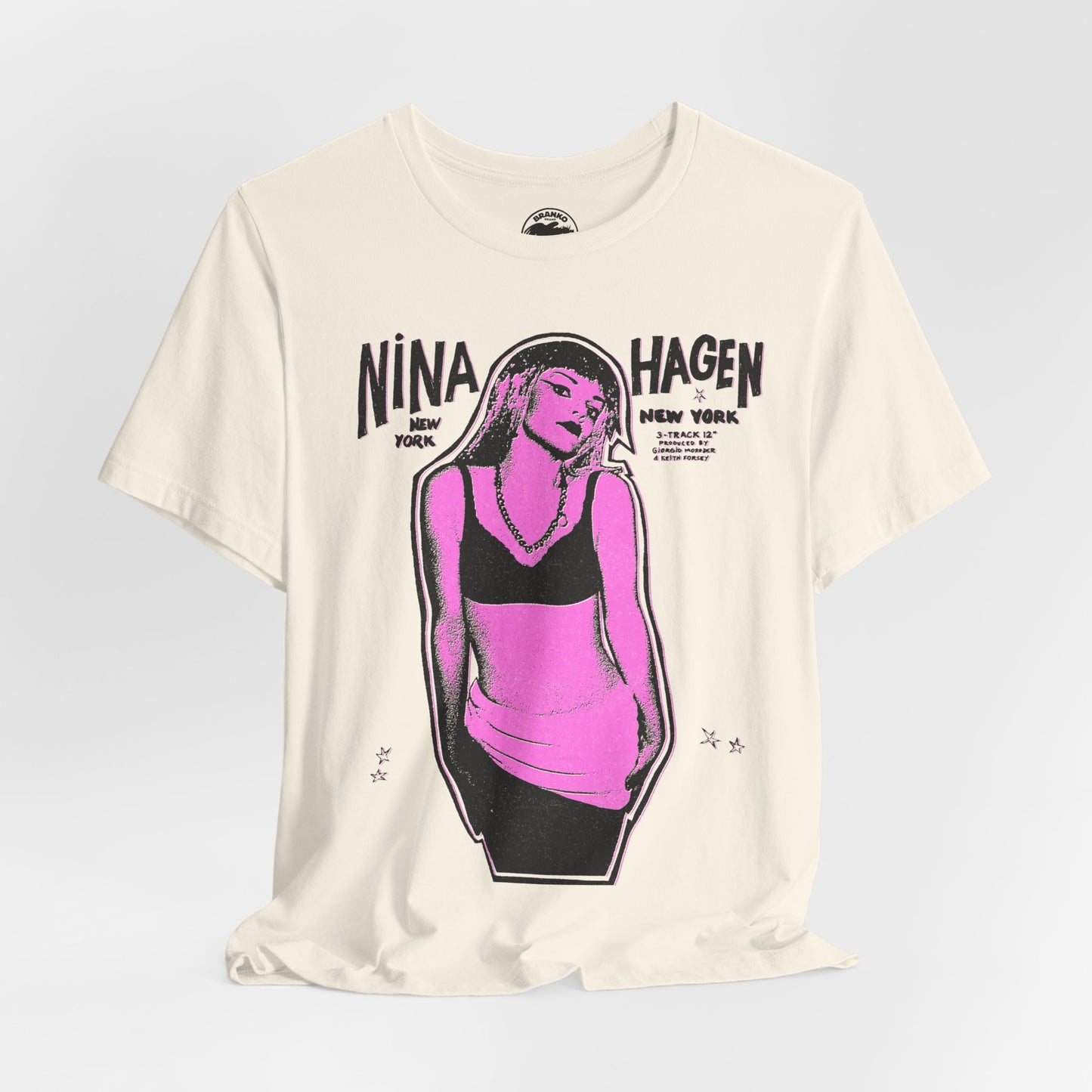 Nina Hagen (Replica New York New York Promo Tee with Vintage Punk Effect/Nina Hagen Shirt)