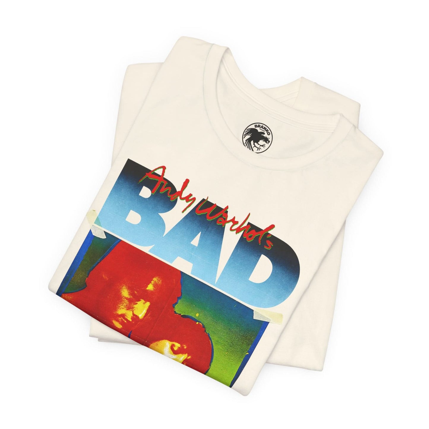 Andy Warhol's Bad (Promo Poster Image with Vintage Print Effect and Intentional Creases)