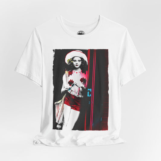 Iris (Still with Vintage Print Effect/Taxi Driver Shirt/Jodie Foster in Taxi Driver/Jodie Foster Shirt)