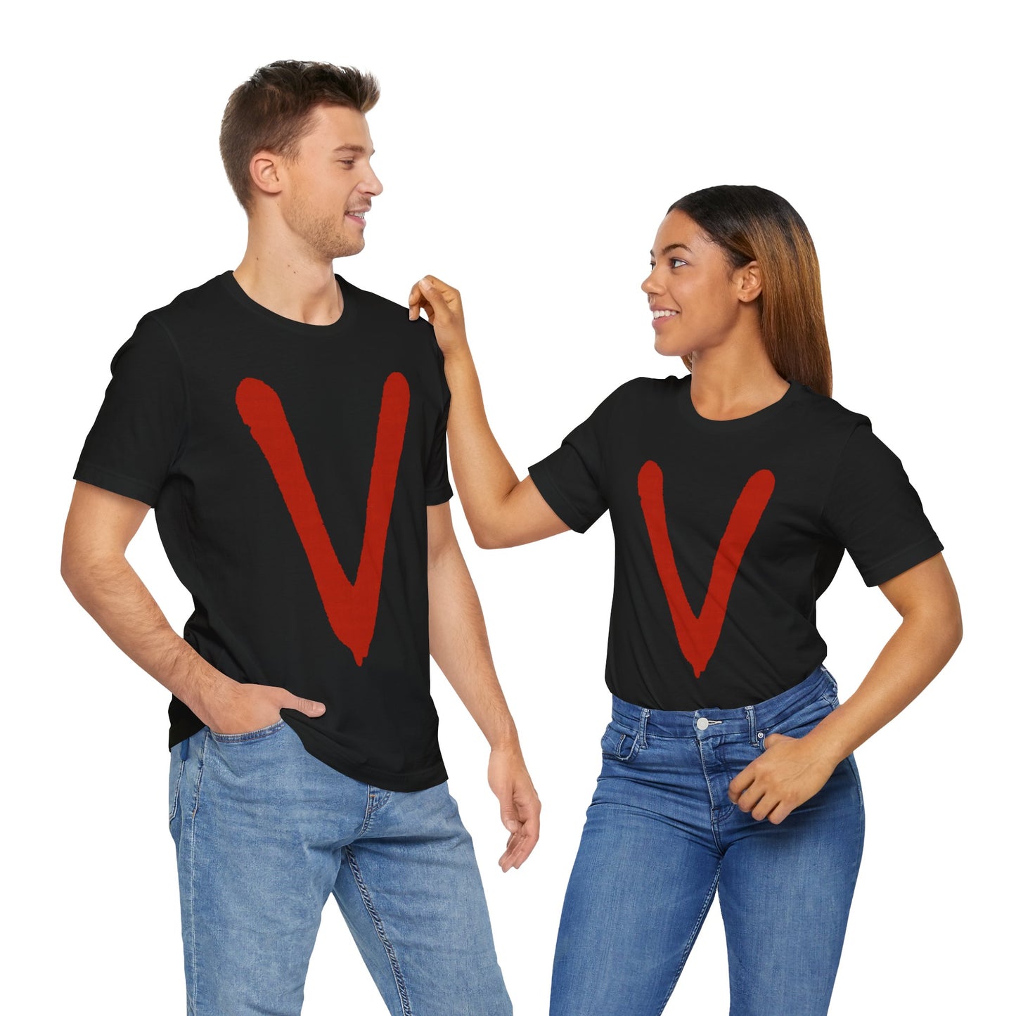 V (80's Miniseries/Replica Promo Shirt/Anti-Fascist Shirt)