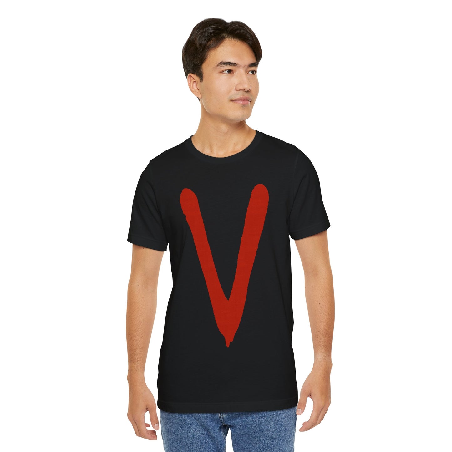 V (80's Miniseries/Replica Promo Shirt/Anti-Fascist Shirt)