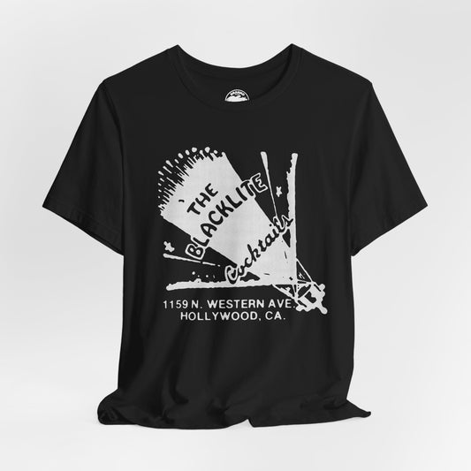 The Blacklite (Hollywood Gay and Trans Dive Bar/Matchbook Graphic with Vintage Print Effect)