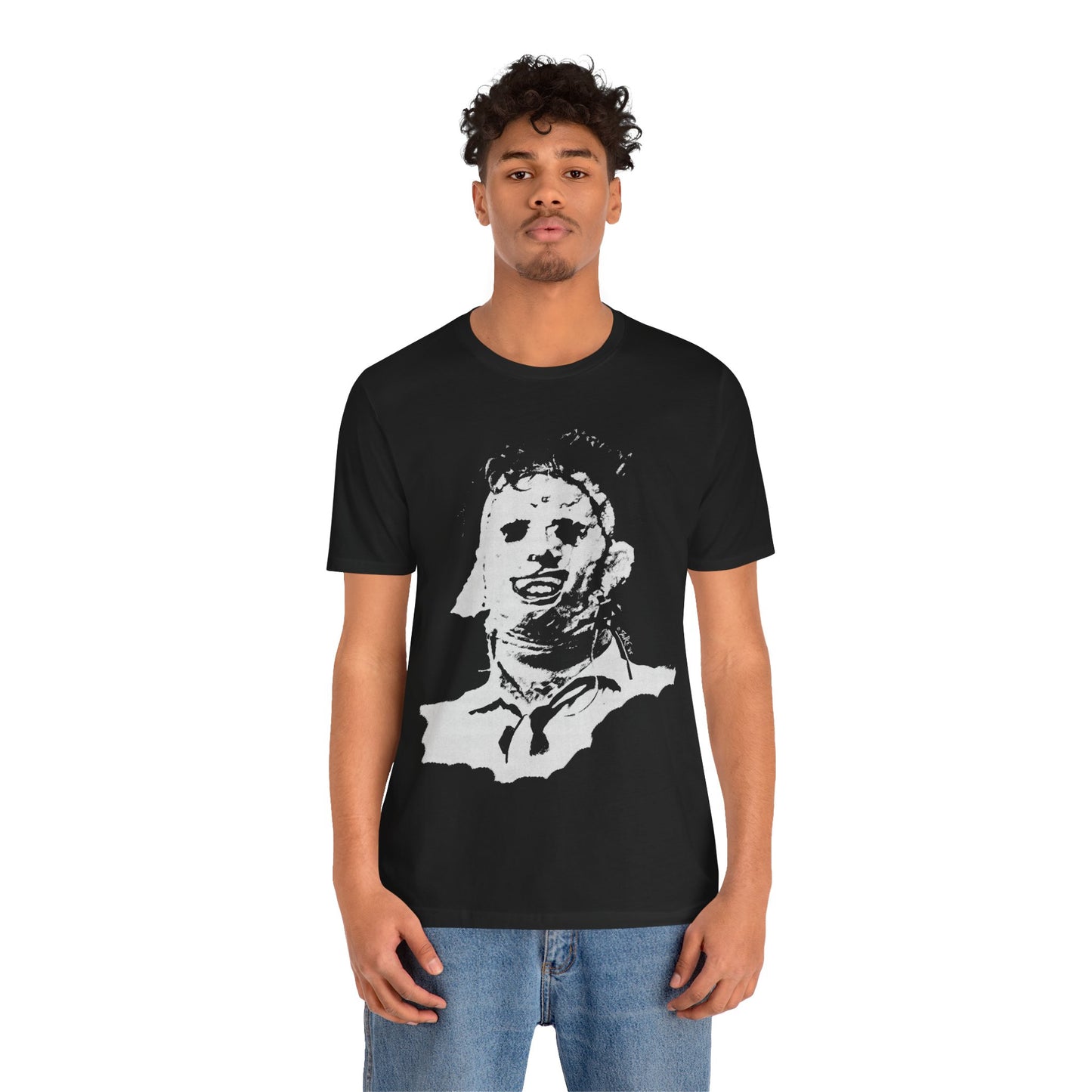 Leatherface (1985 Illustration by Guy Juke/Texas Chainsaw Massacre Shirt)