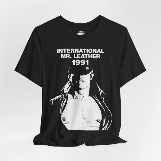 International Mr. Leather 1991 (Logo with Vintage Grunge Effect/Etienne)