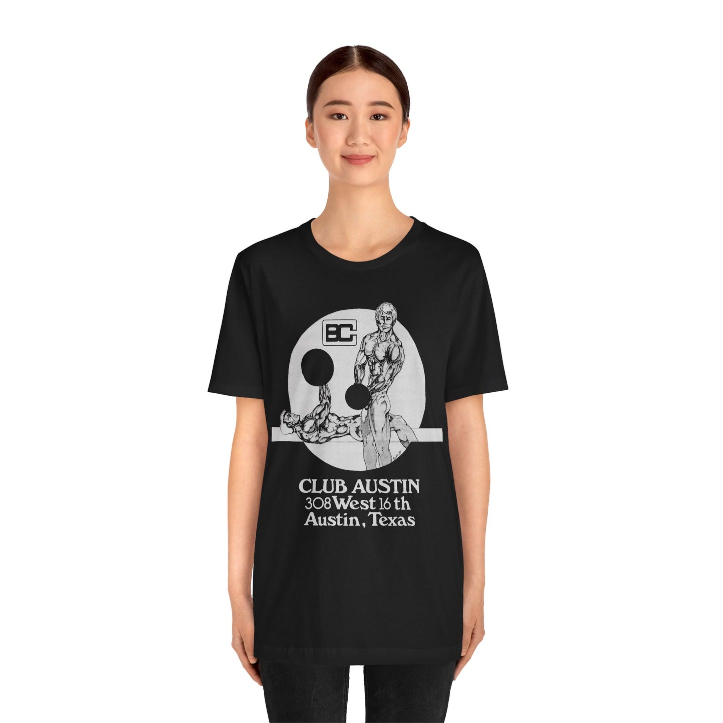 Club Austin (Replica Austin Club Bath Chain Promo Shirt/Gay Bathhouse/Club Baths Shirt)