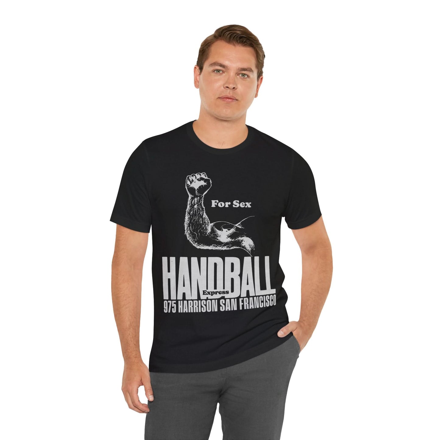 Handball Express Logo (San Francisco Gay Bathhouse and Sex Club/70's and 80's)
