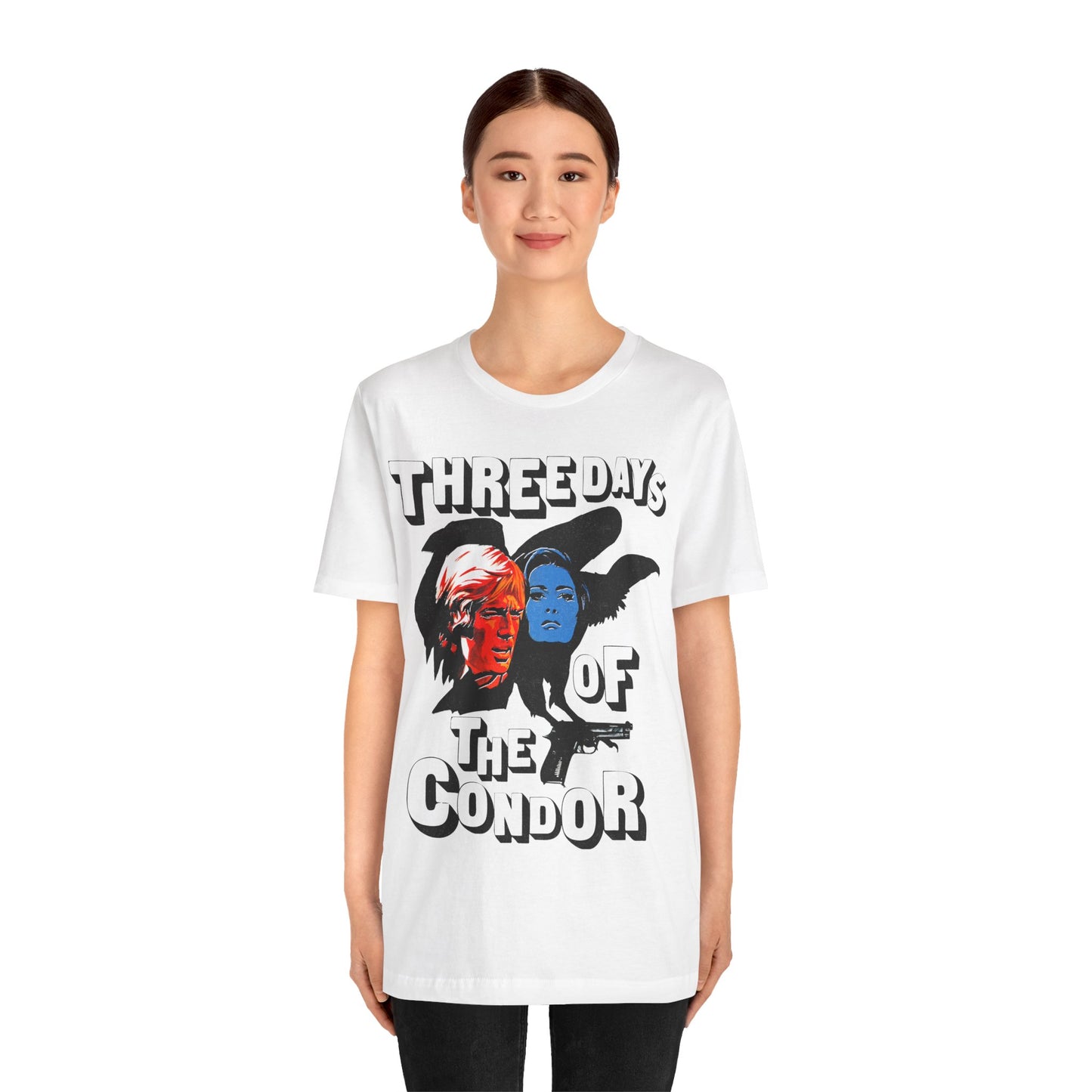 Three Days of the Condor (Oversized Graphic/3 Days of the Condor Shirt/Robert Redford/Faye Dunaway)