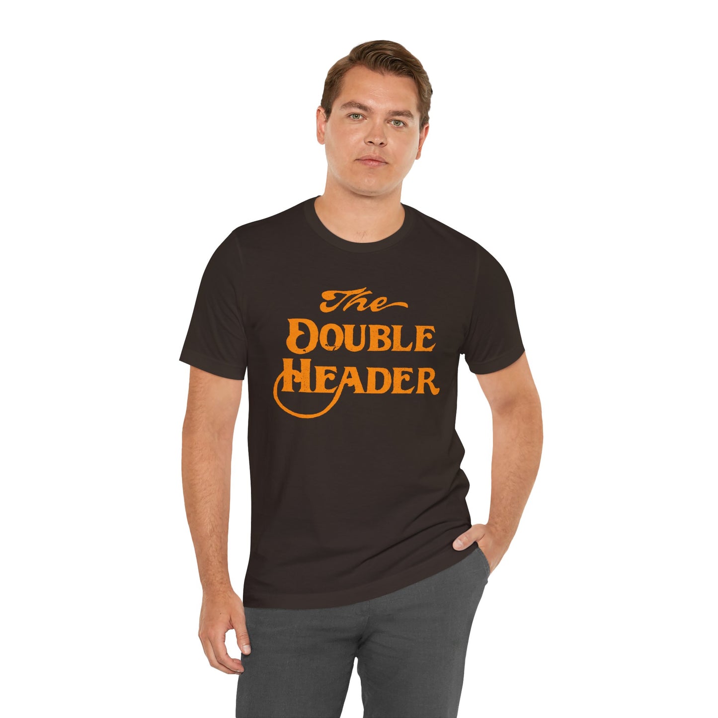 The Double Header (Historic Seattle Gay Bar/1934-2015/Logo with Vintage Print Effect)