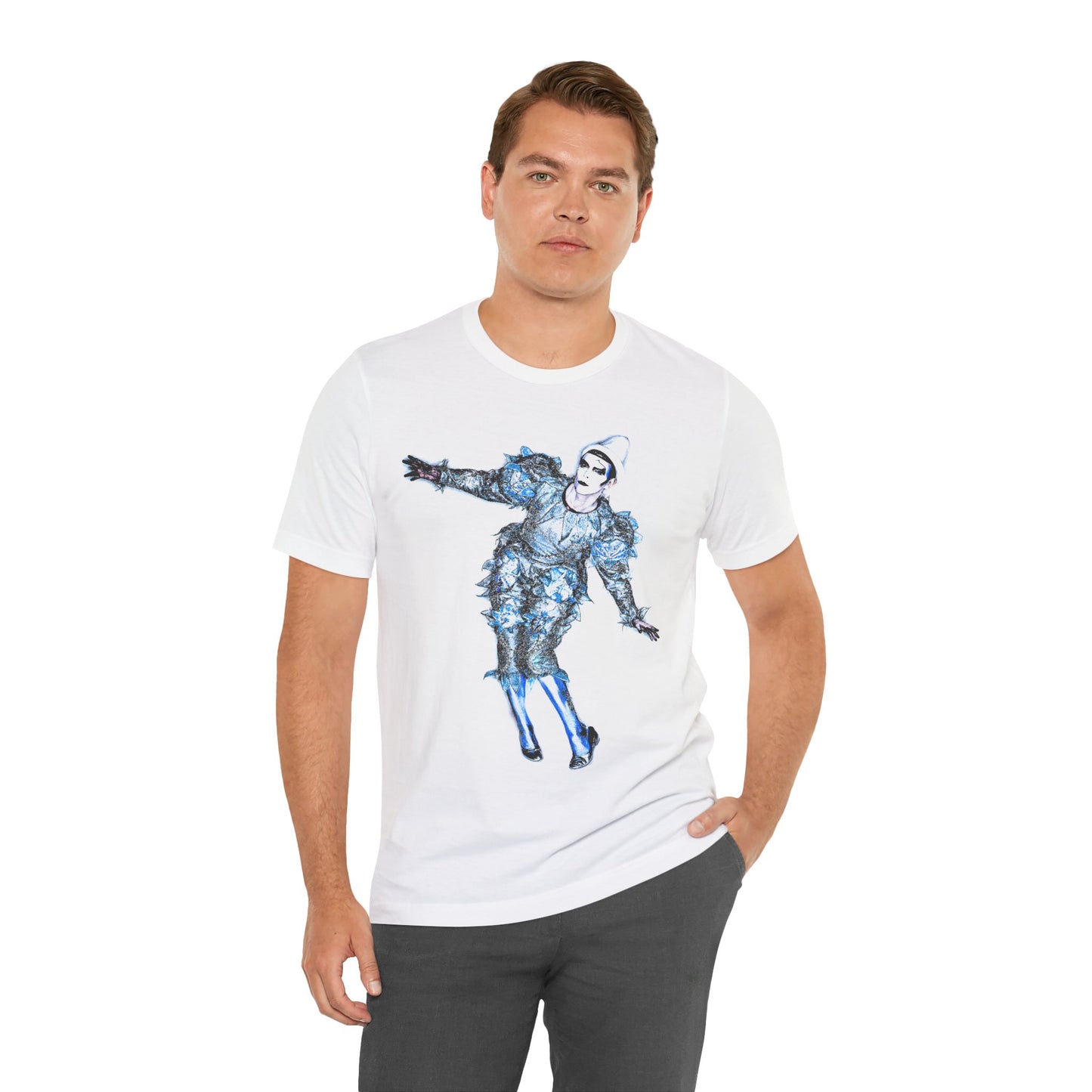 David Bowie (Scary Monsters Blue Clown/David Bowie Shirt)