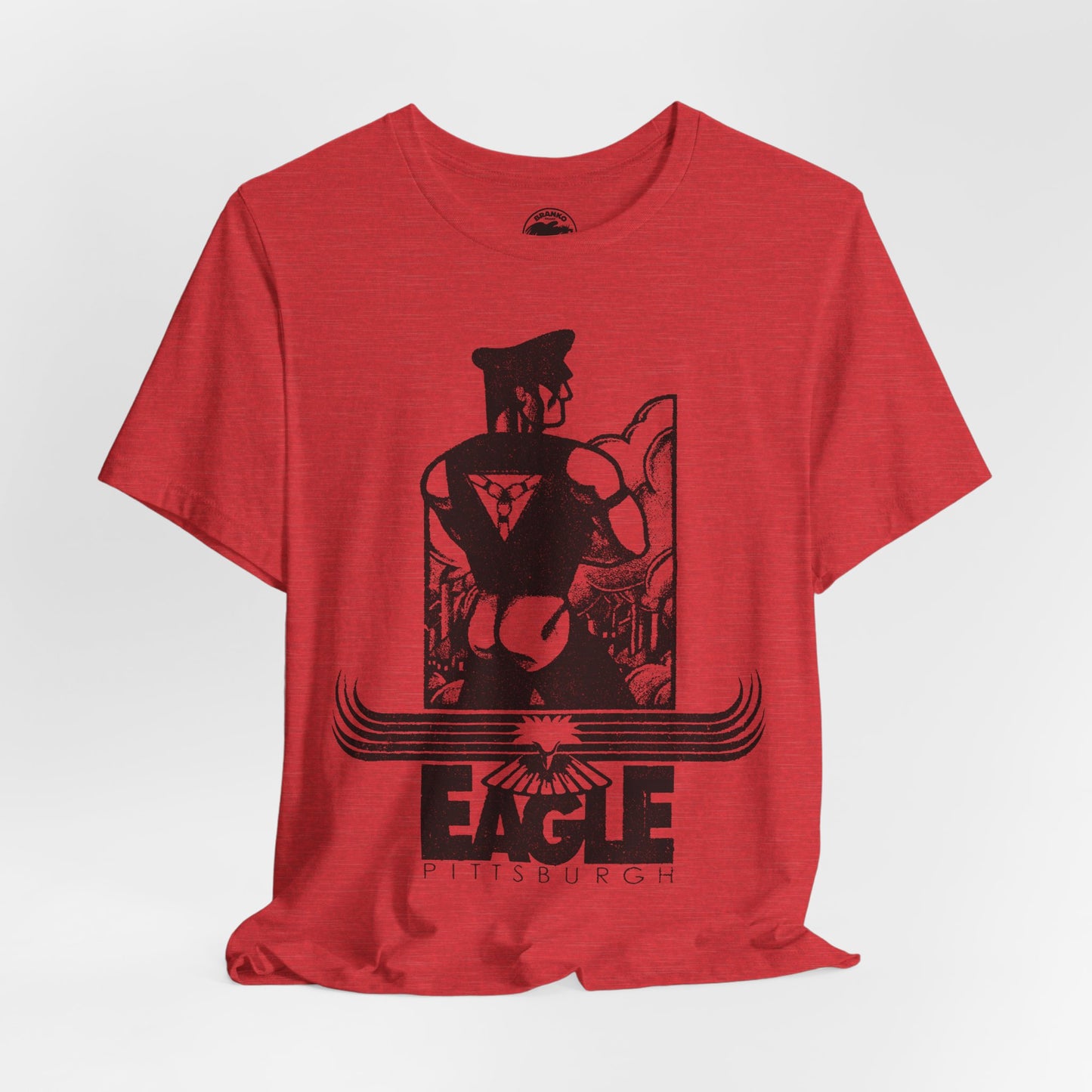 The Pittsburgh Eagle (Pittsburgh Leather Bar/Logo with Vintage Grunge Effect/1994-2012)