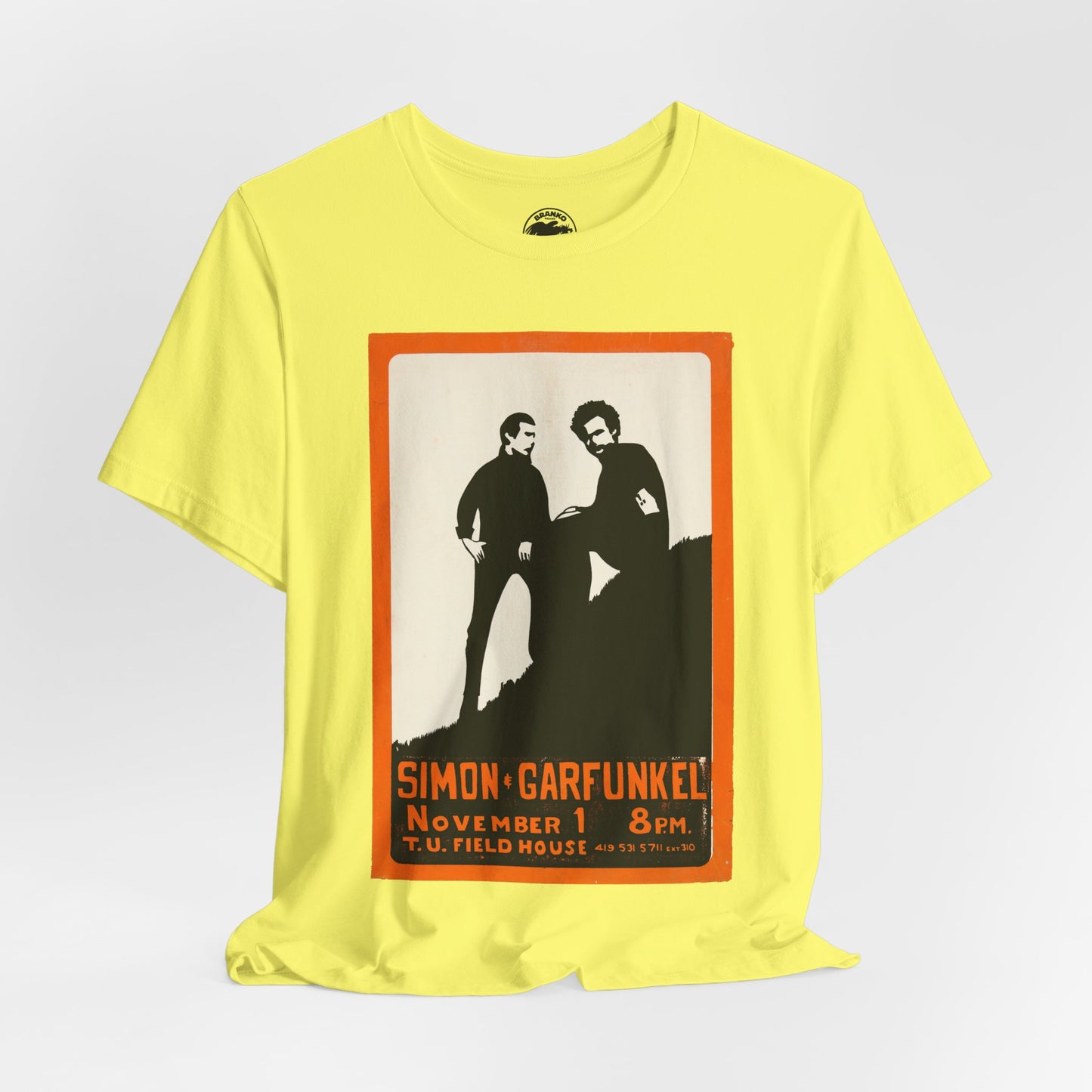 Simon & Garfunkel (Image from silk screened concert poster/mid-60's)