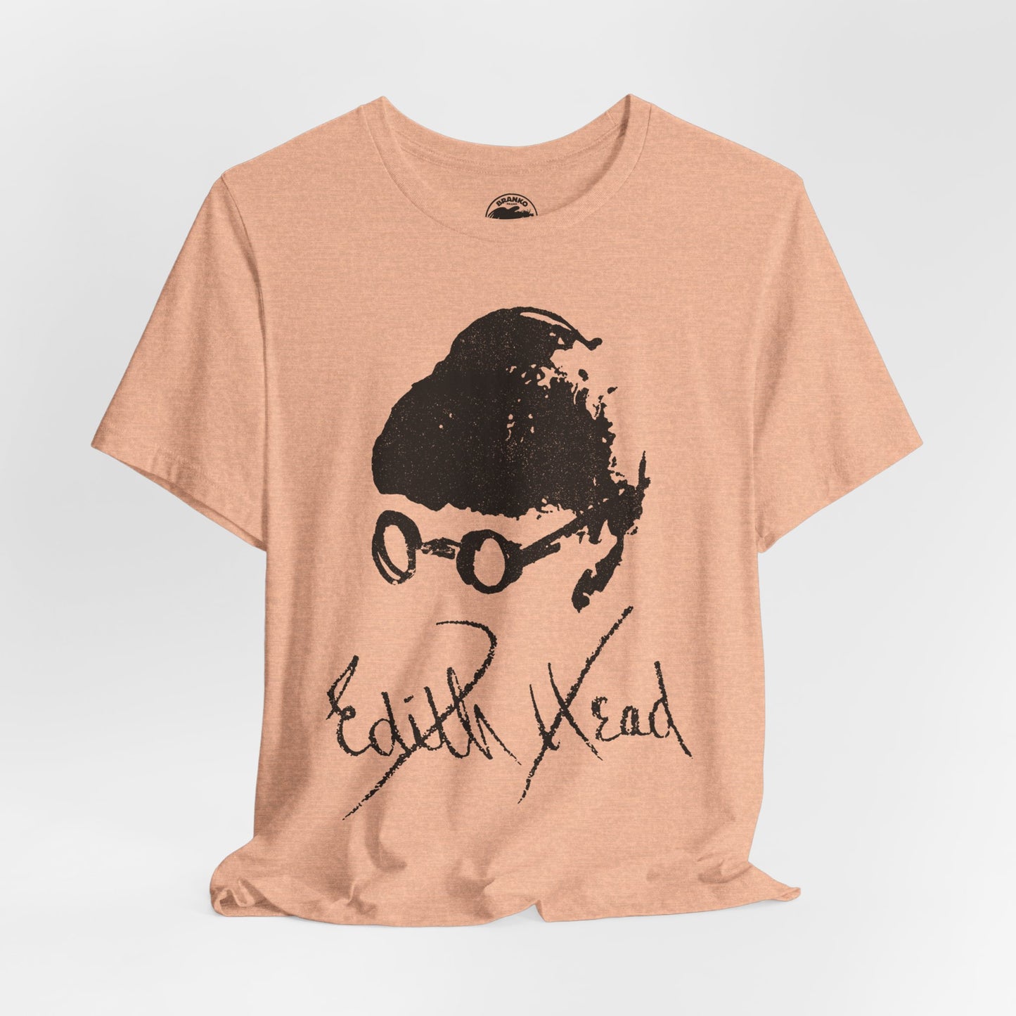 Edith Head (Self Portrait and Signature with Vintage Effect)