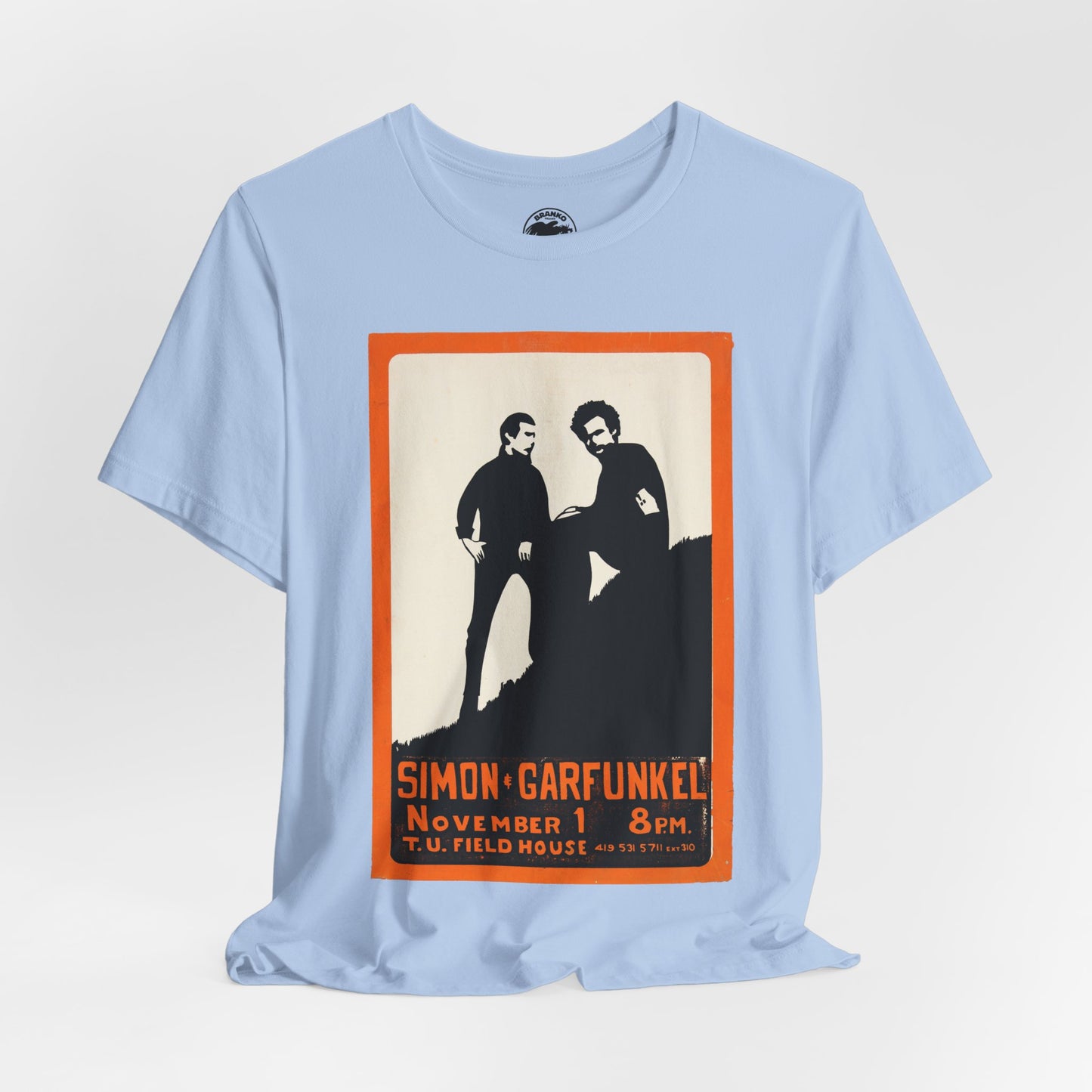 Simon & Garfunkel (Image from silk screened concert poster/mid-60's)