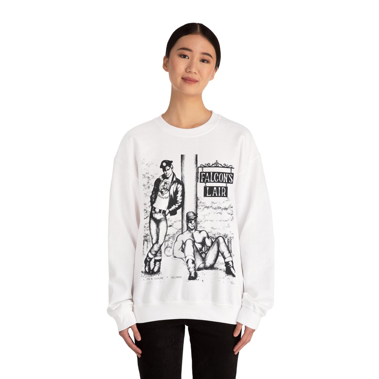 Falcon's Lair Sweatshirt (Hollywood Leather Bar 60's to 80's)